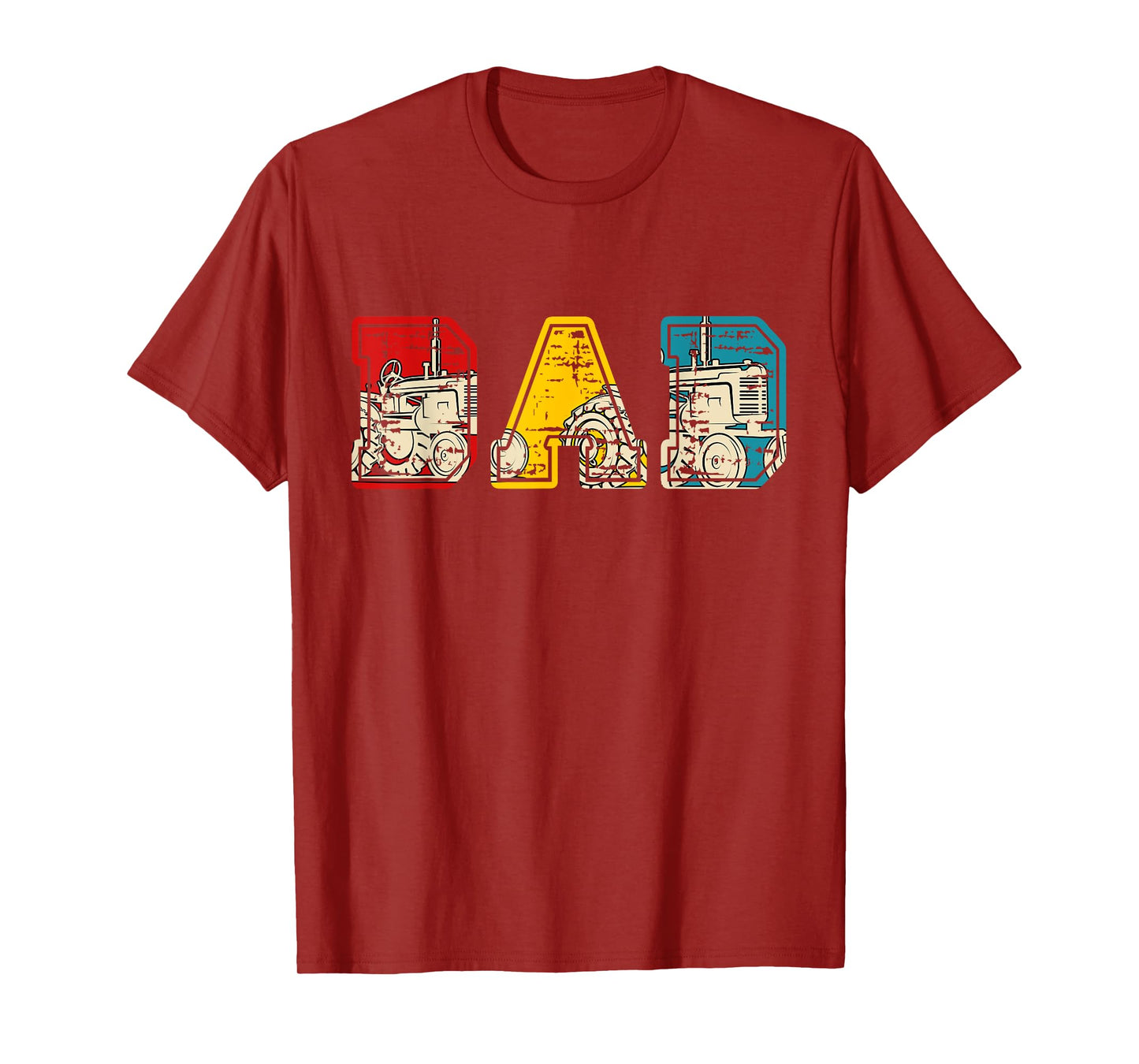 Vintage DAD Costume Tractor Matching Driver Family Lover T-Shirt