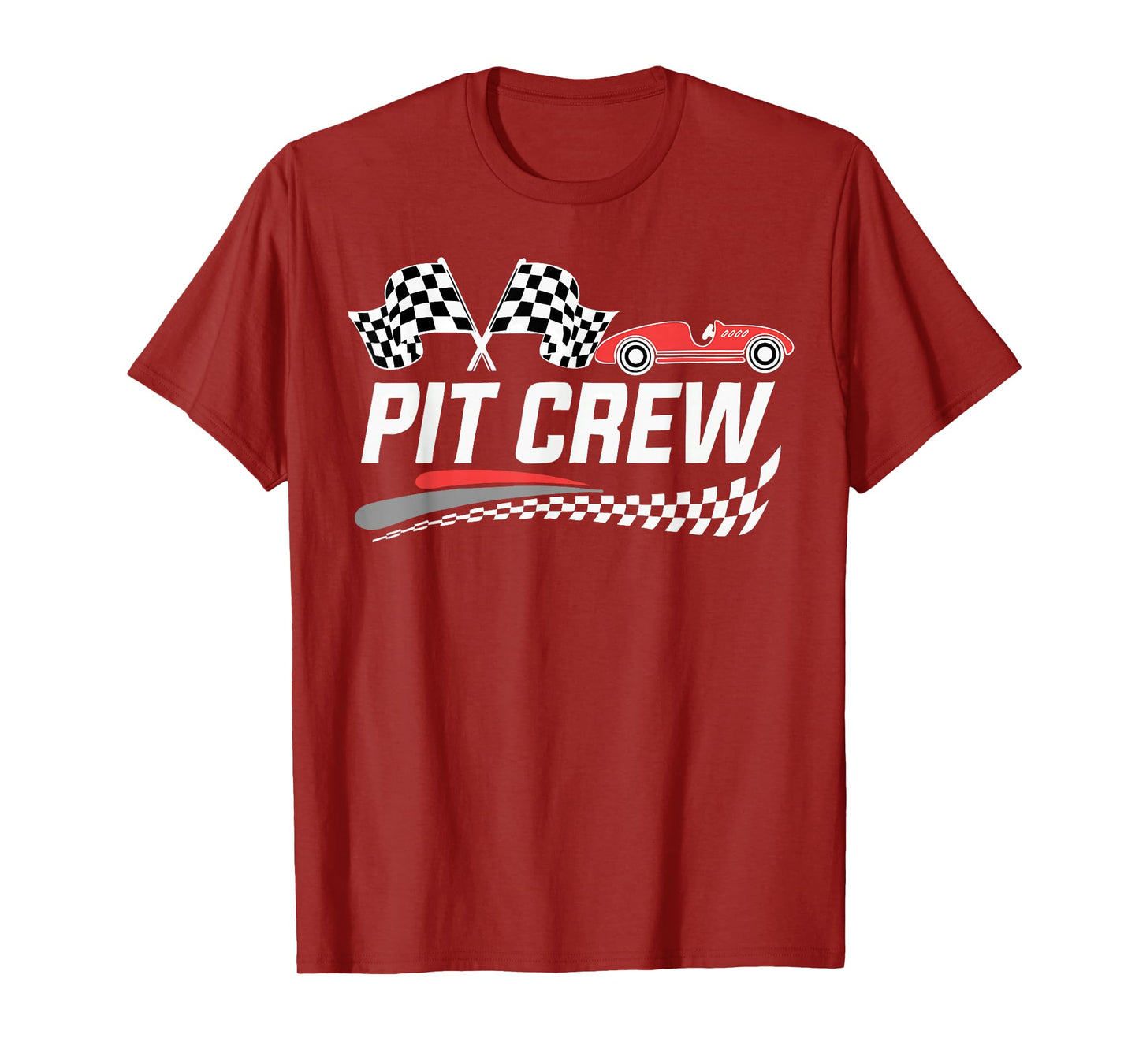 Pit Crew Race Car Birthday Family Racing Adult Kids T-Shirt