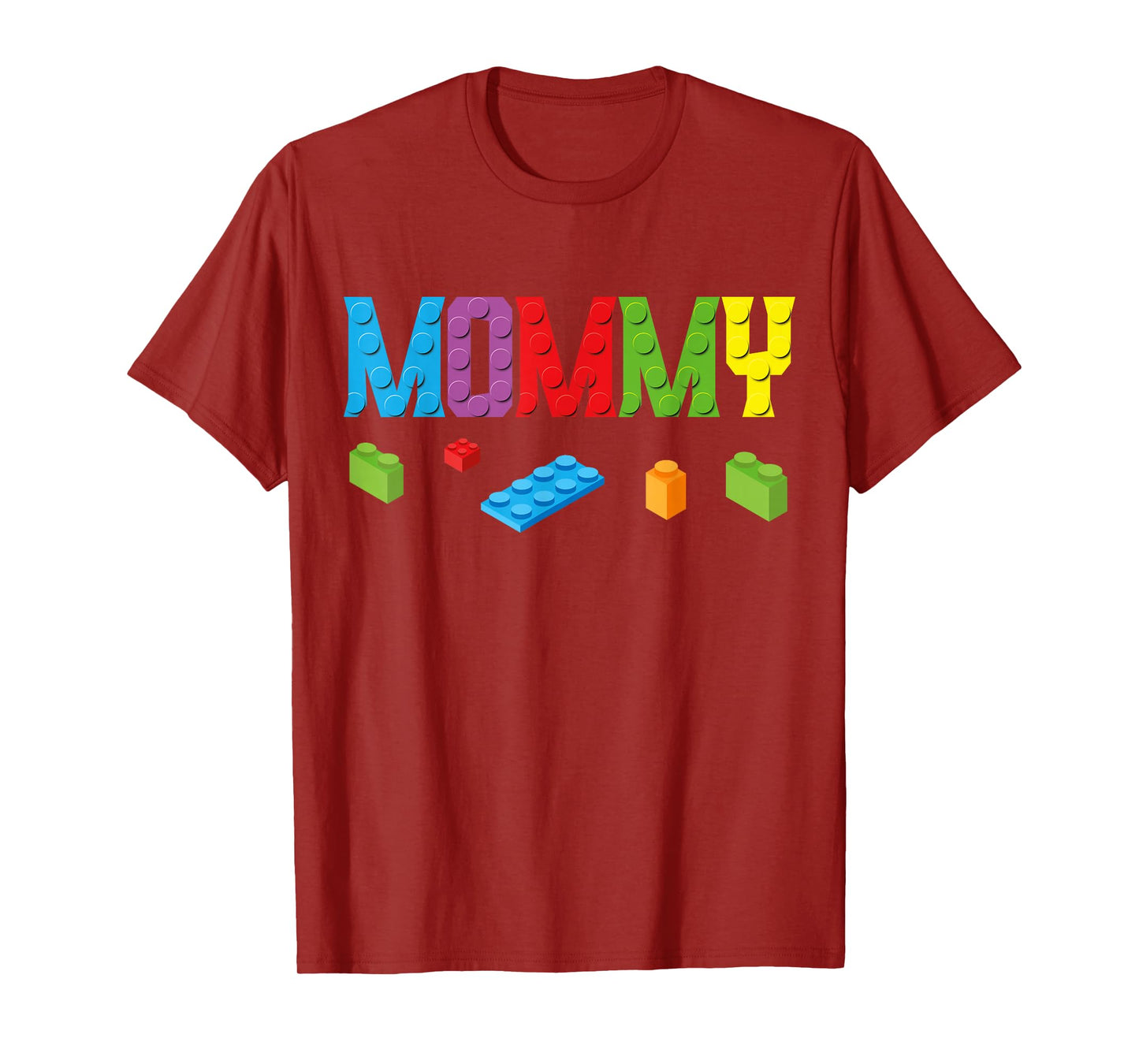 Mommy Master Builder Building Bricks Blocks Family Set Women T-Shirt