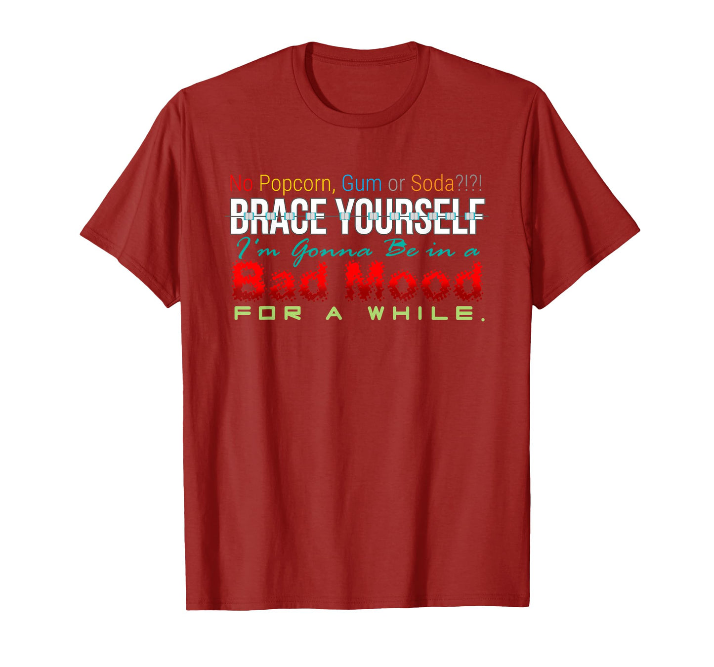 Cool Braces Smile Face Happy Dentist T-Shirt