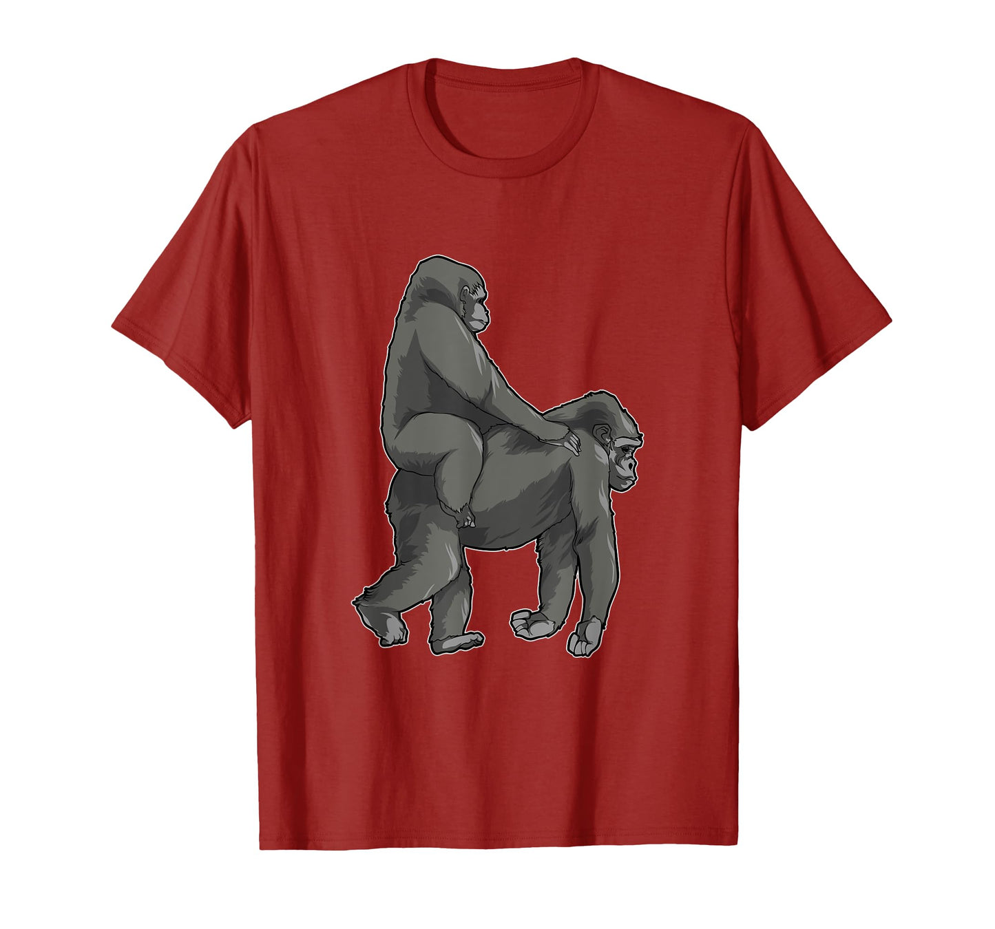 Ride Wife Gorilla Meme Funny Monkey Memes T-Shirt