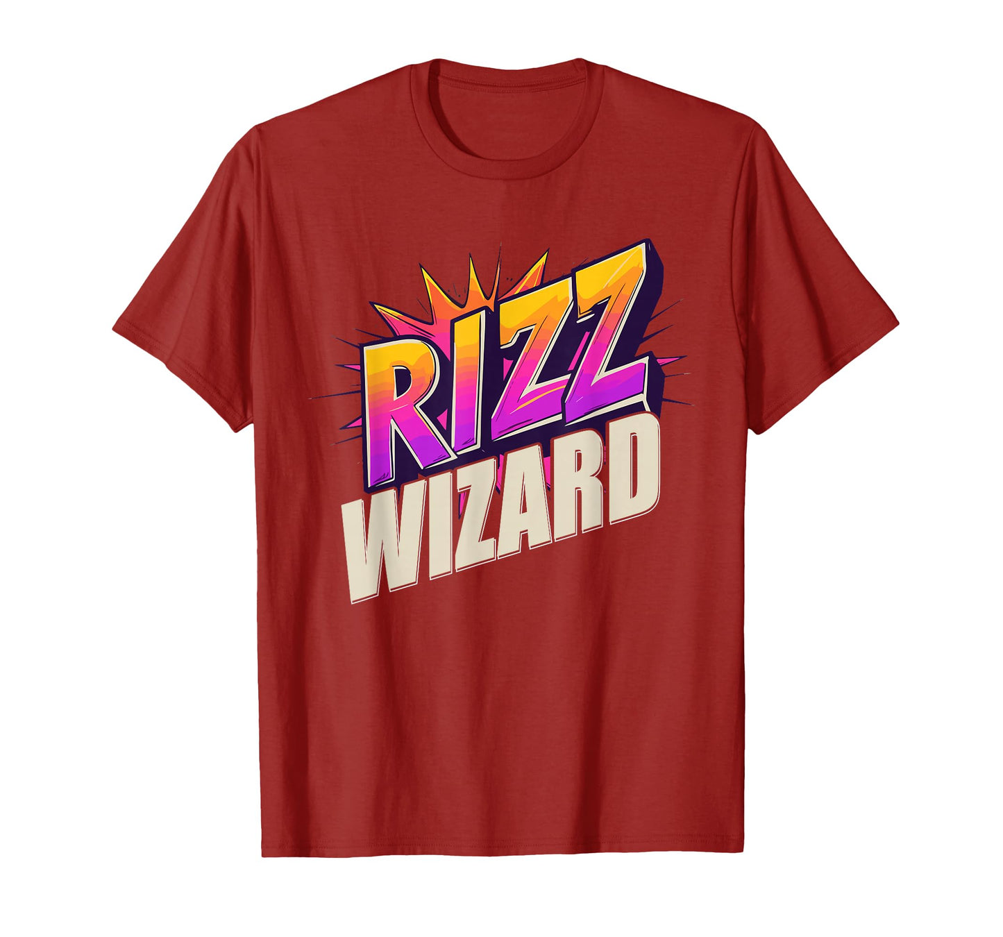 Rizz Wizard Funny Viral Slang Meme Slang 90s Boys Girls Kids T-Shirt