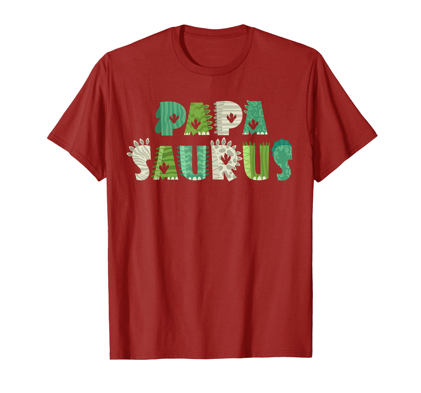 Papasaurus T Rex Dinosaur Papa Saurus Dad Family Matching T-Shirt