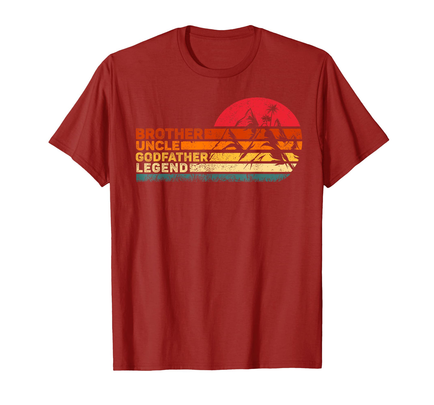Vintage Brother Uncle Godfather Legend Funny Father's Day T-Shirt