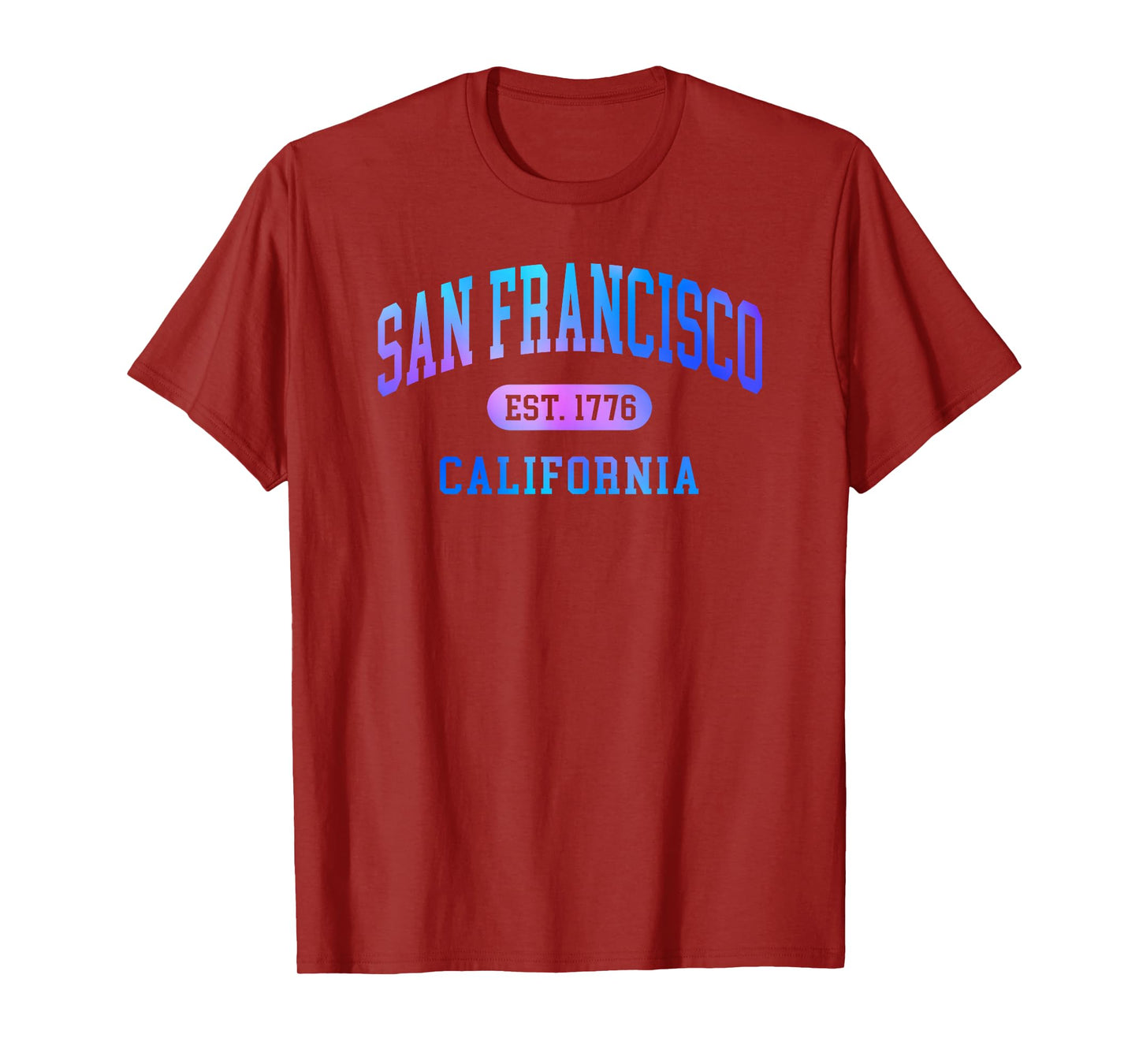 Vintage San Francisco California Retro Throwback Tie Dye T-Shirt