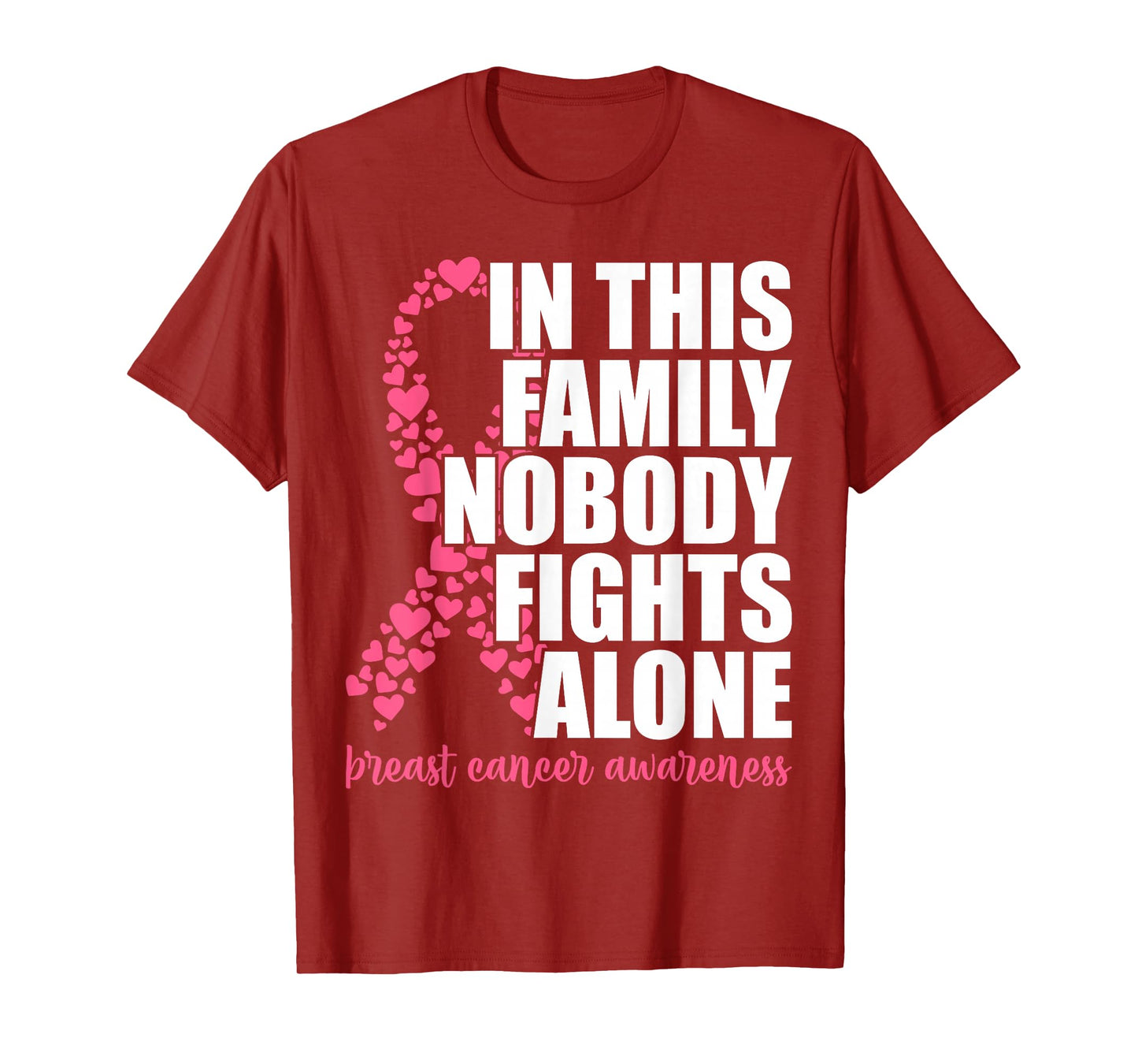 Breast Cancer Shirts for Family Pink Breast Cancer Awareness T-Shirt