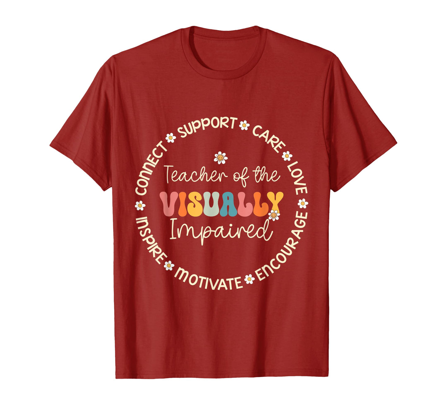 Teacher of the Visually Impaired Appreciation Back to School Men Women Kids T-Shirt