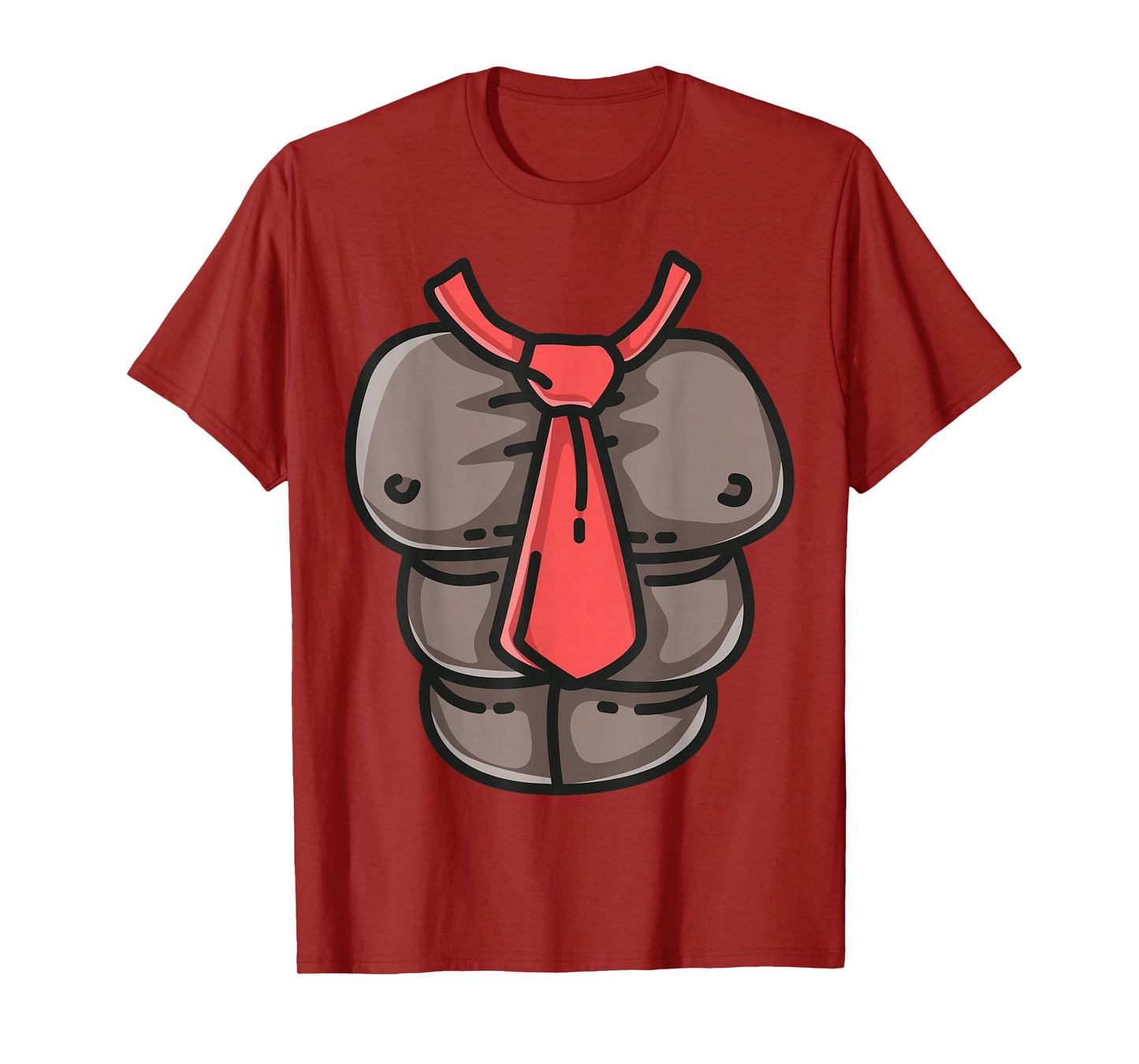 Donkey Monkey Chest Red Tie Game Cosplay Halloween Costume T-Shirt