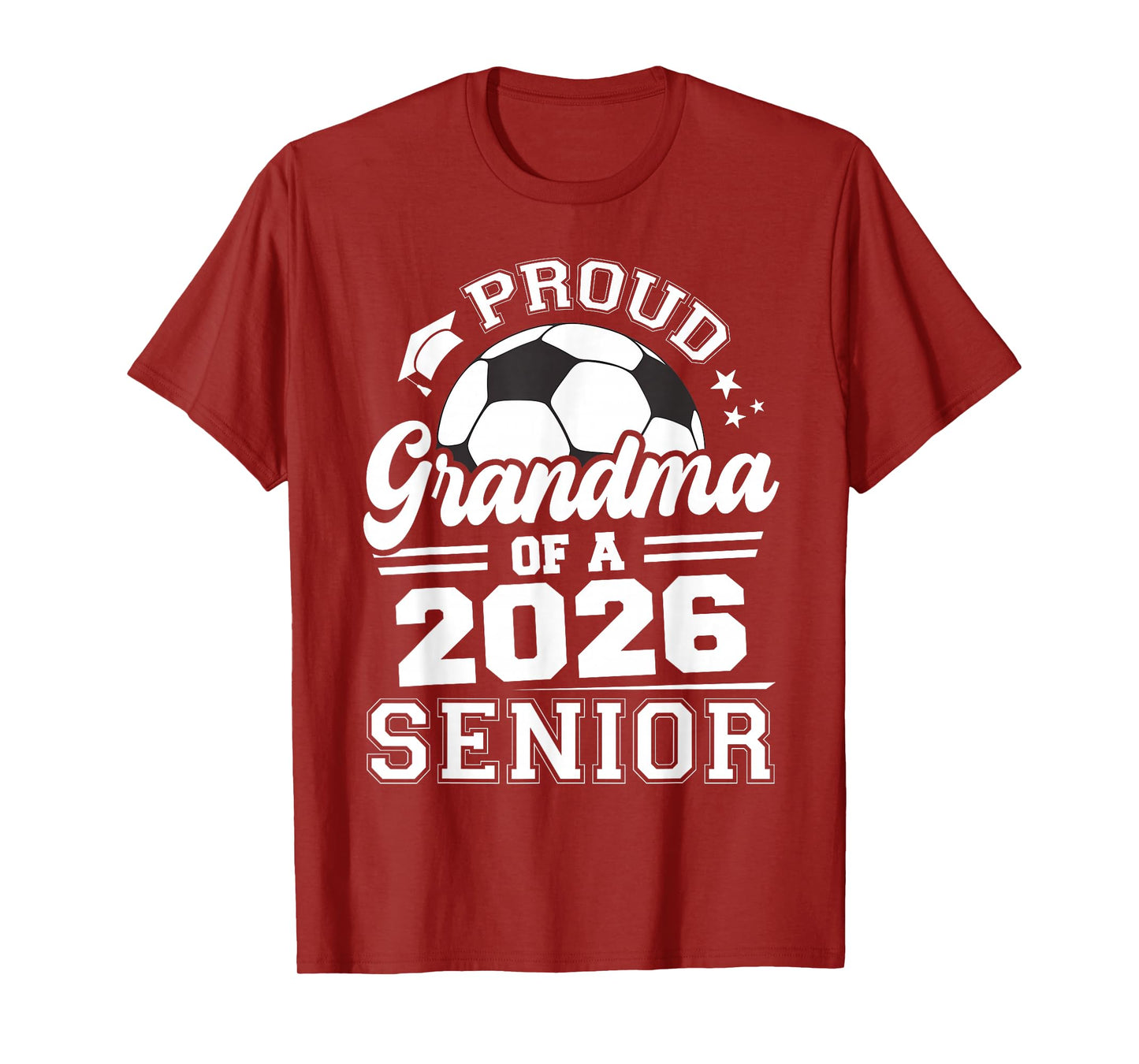 Proud Grandma of A 2026 Senior Soccer Ball Graduation T-Shirt