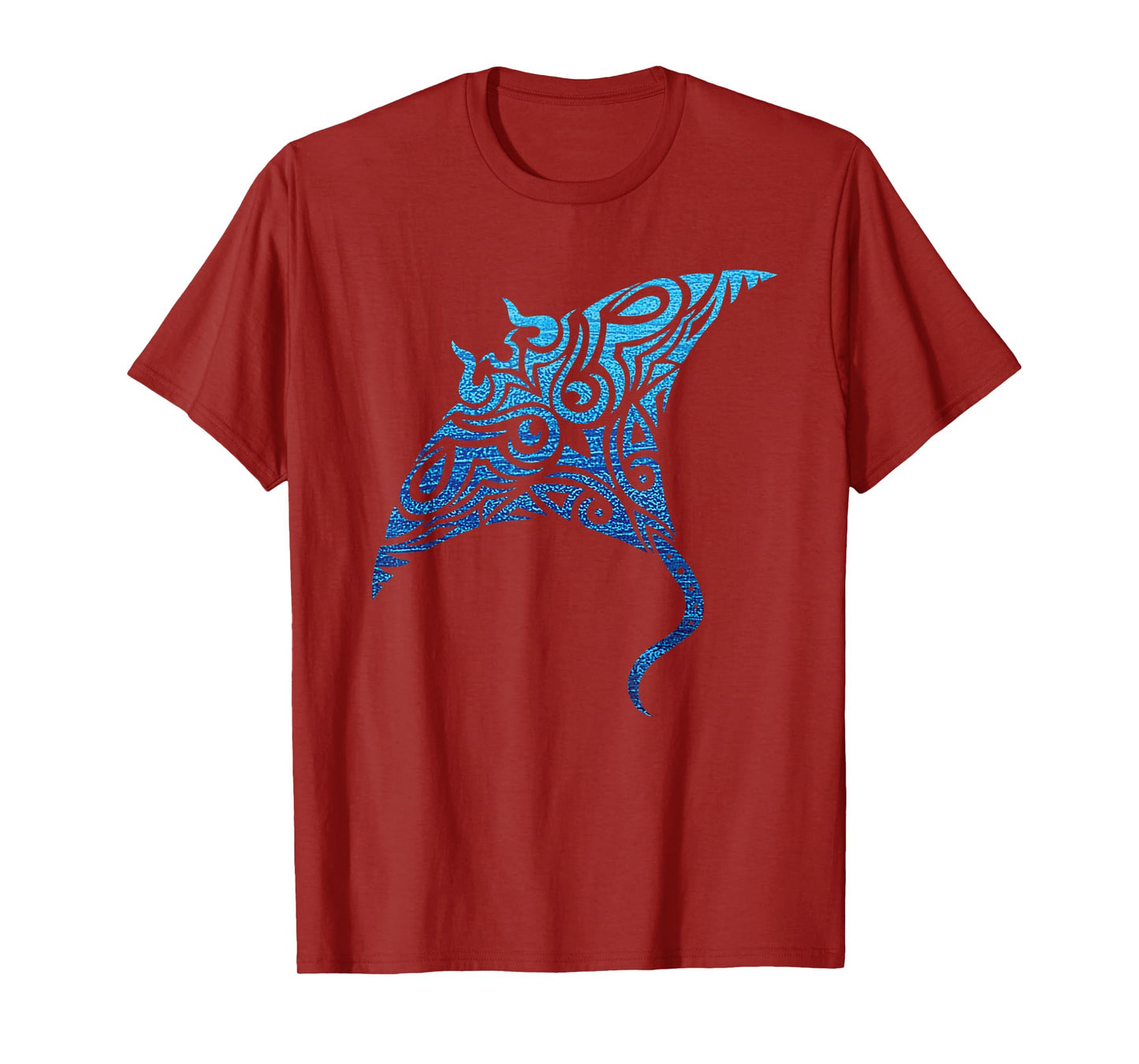 Hawaiian Manta Ray Tribal Polynesian Tattoo Pacific Stingray T-Shirt