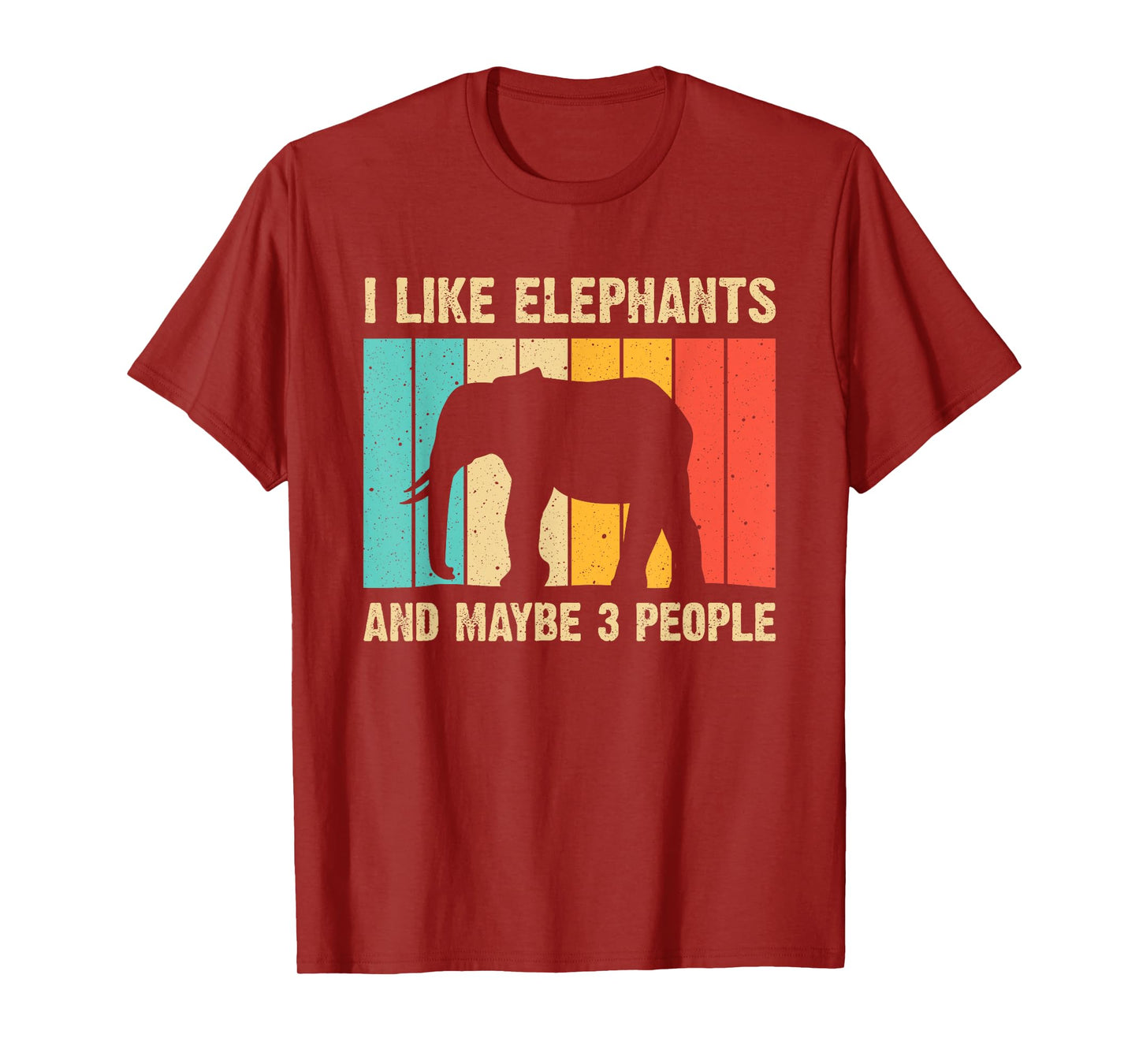 Funny Elephant Design Men Women Boys Girls Elephant Lover T-Shirt