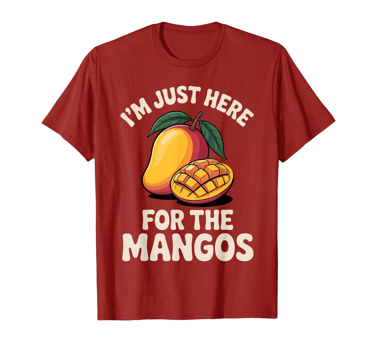 Mango Art for Men Women Vegetarian Mango Fruit Mango Lover T-Shirt