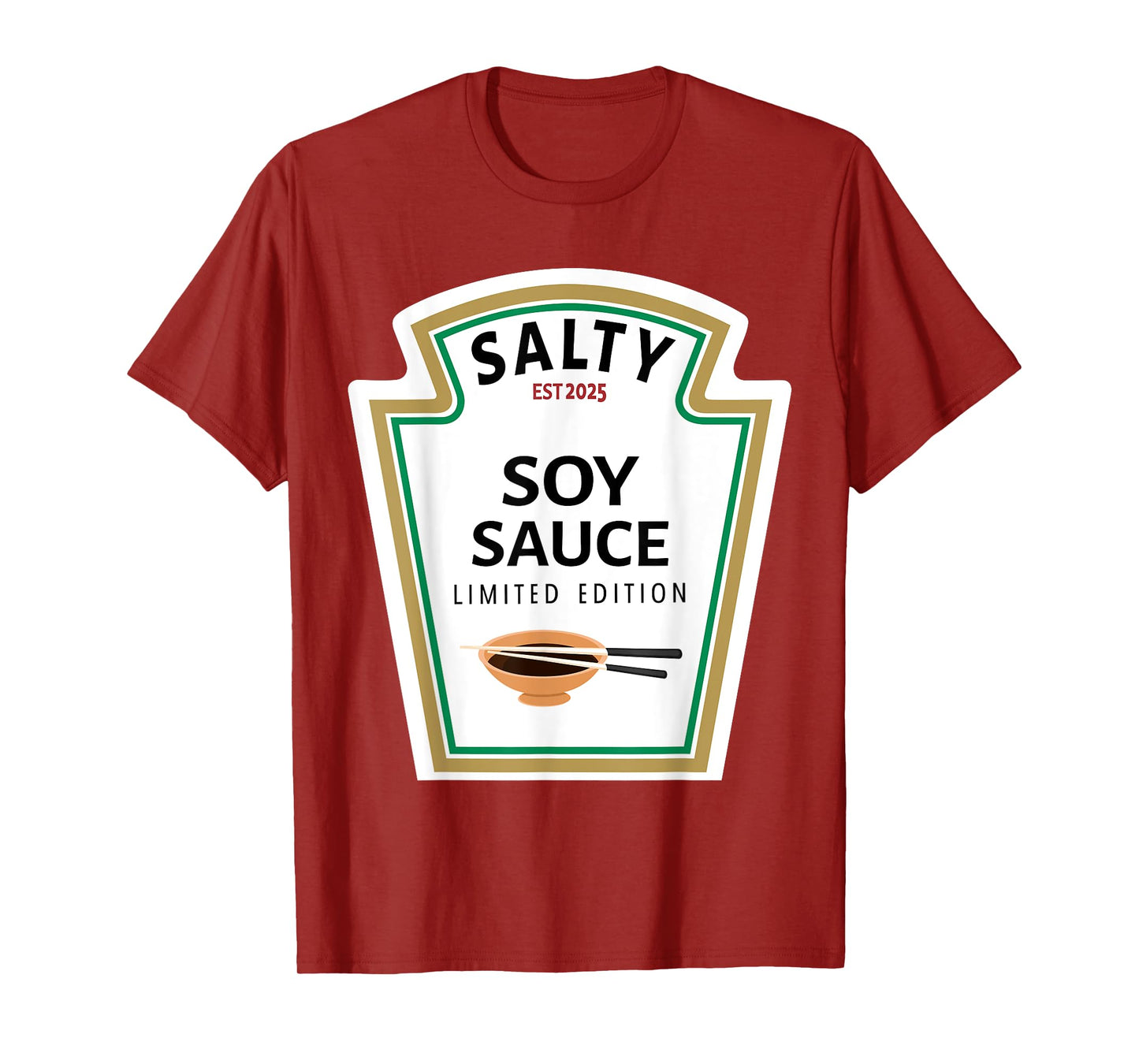 Soy Sauce Group Condiment Family Matching Halloween Costume T-Shirt