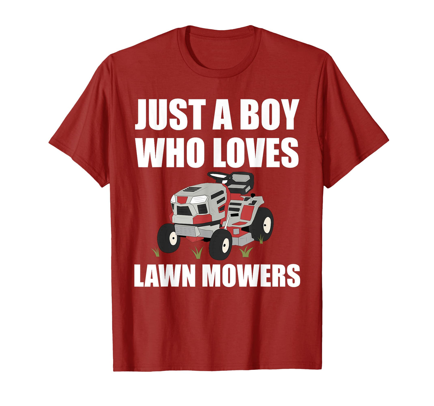 Lawn Mower Novelty for Boys Men Kids Lawn Care Lawn Mowing T-Shirt