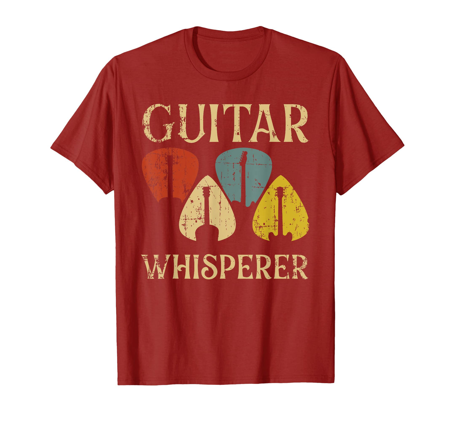 Guitars Whisperer Funny Guitarist Music Lover Gift Men Women T-Shirt