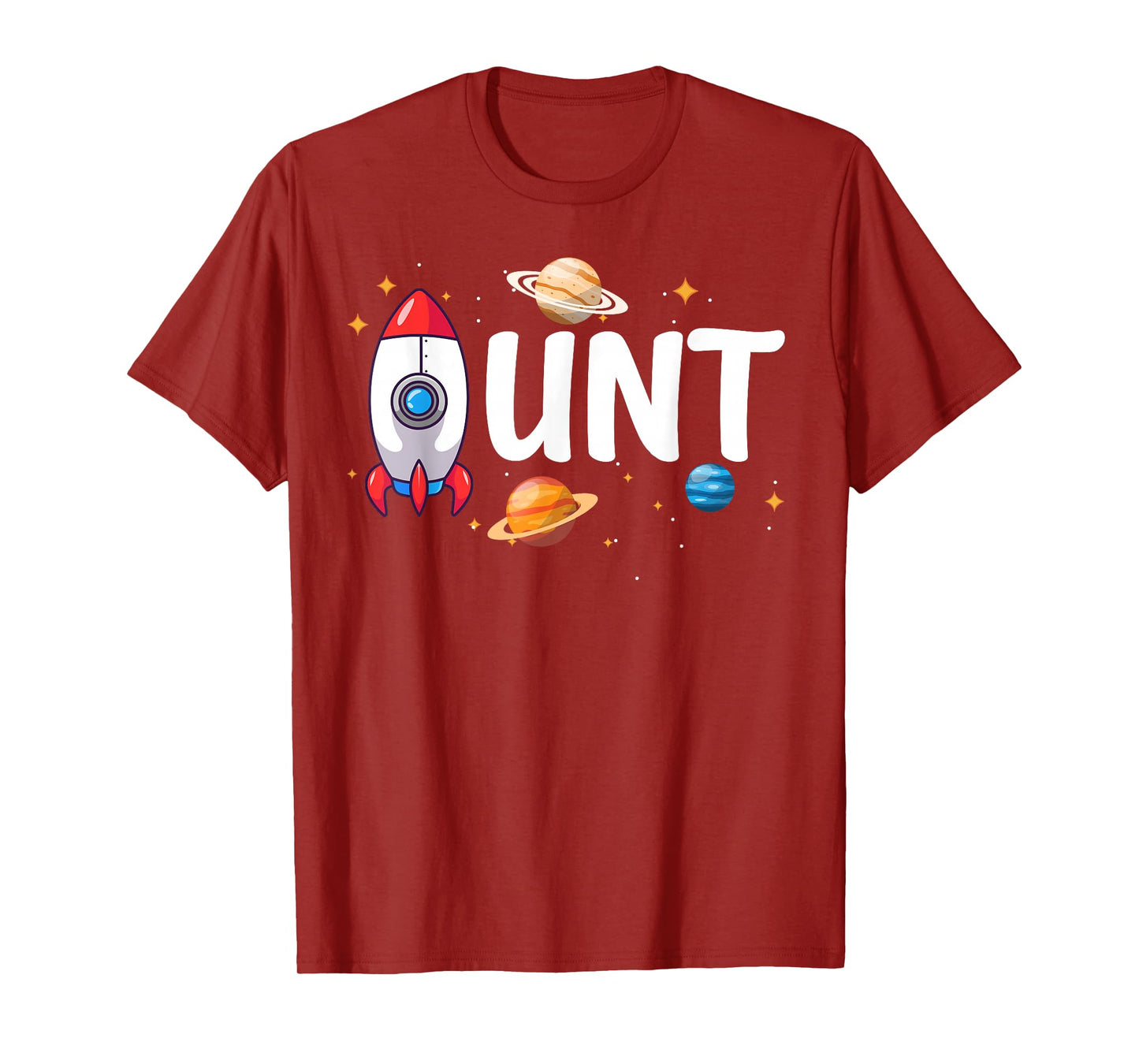 Aunt of The Birthday Boy Space Astronaut 1st Birthday Family T-Shirt