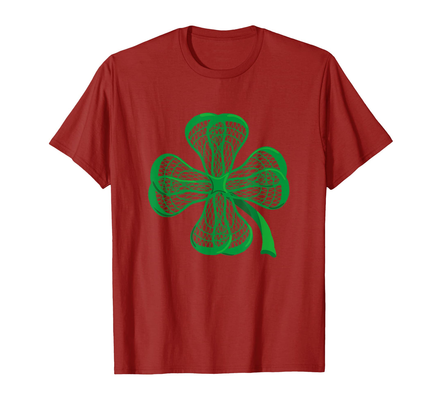 Lacrosse Sticks Shamrock clover irish lucky Lax T-Shirt gift T-Shirt
