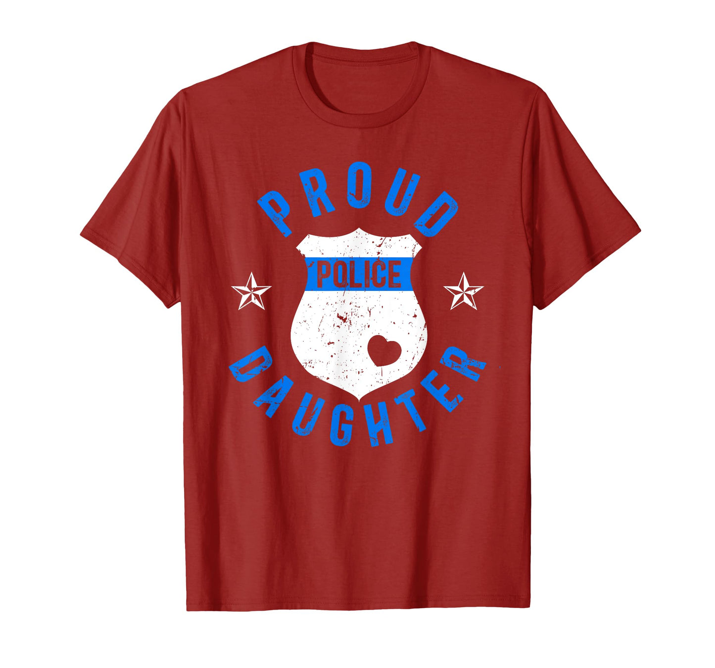 Proud Police Daughter Police Officer Daughter Cop Daughter T-Shirt