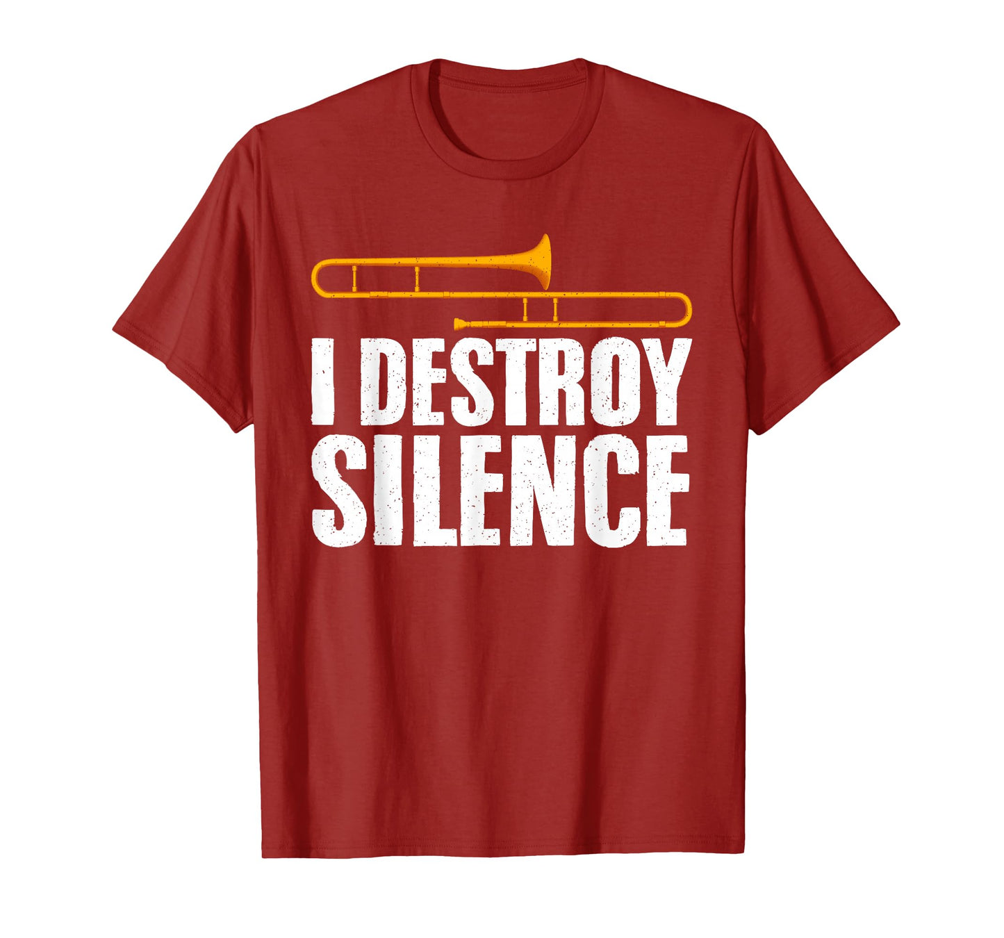 Funny Trombone Art for Men Women Jazz Music Trombone Player T-Shirt