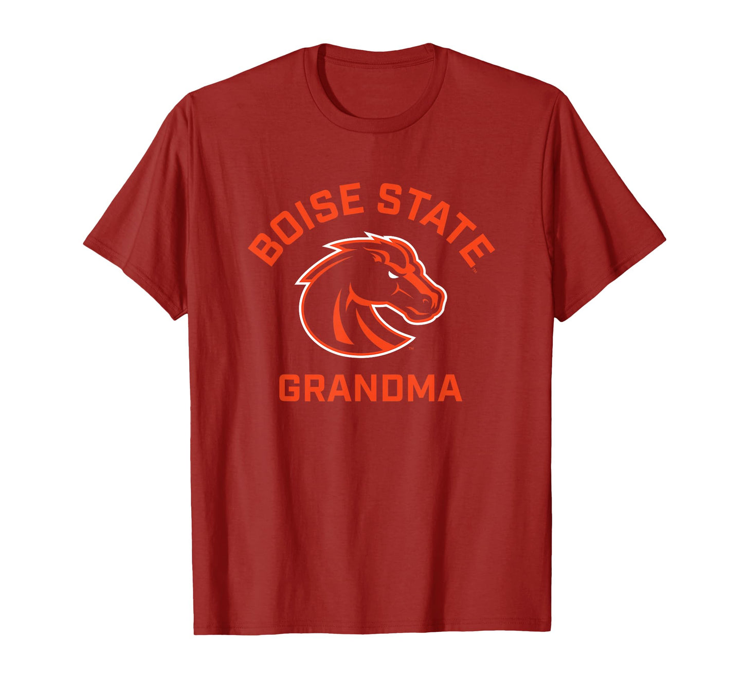 Boise State University BSU Broncos Arched Grandma T-Shirt