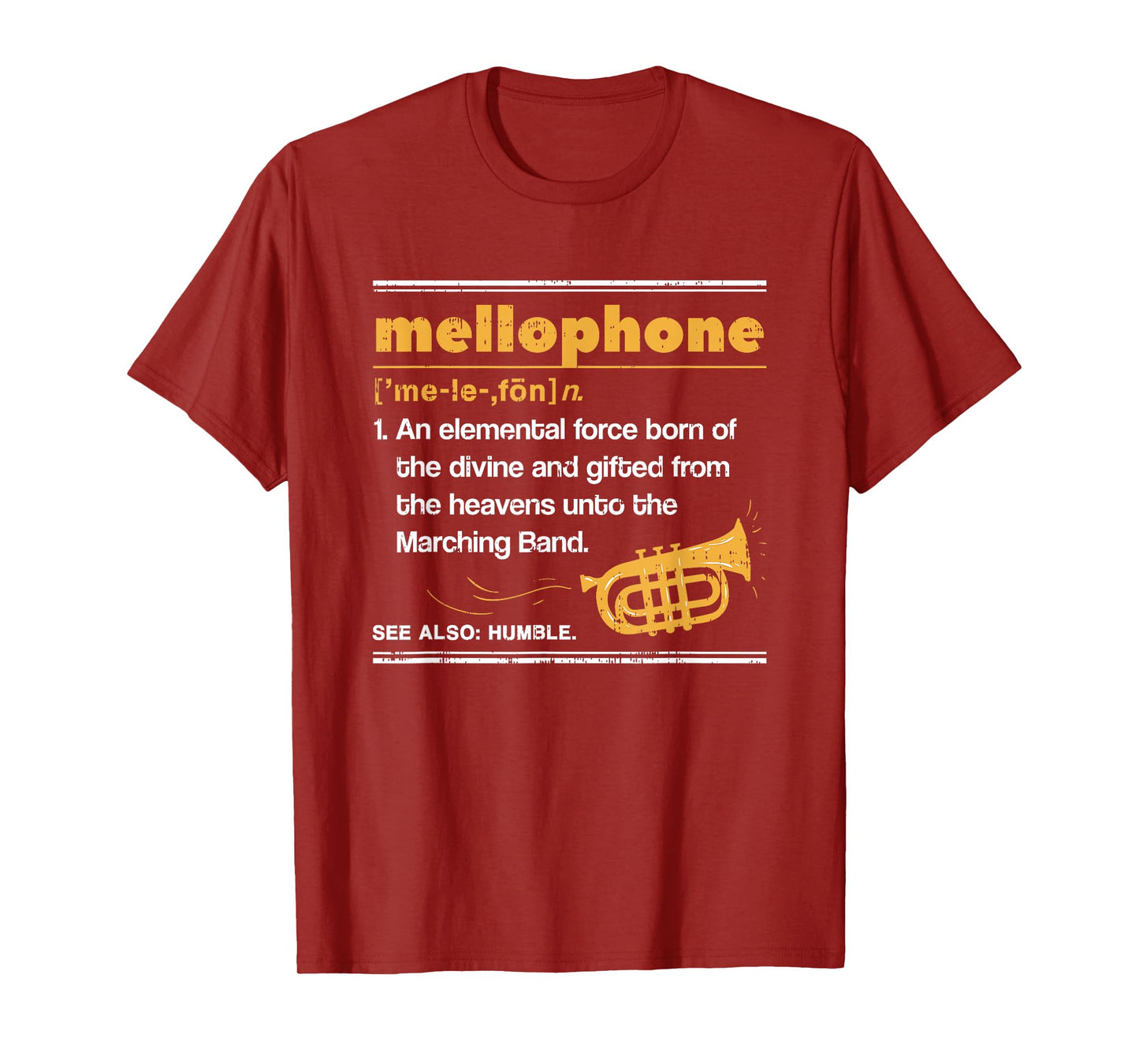 Mellophone T-shirt I Definition Shirt French Horn Tee T-Shirt