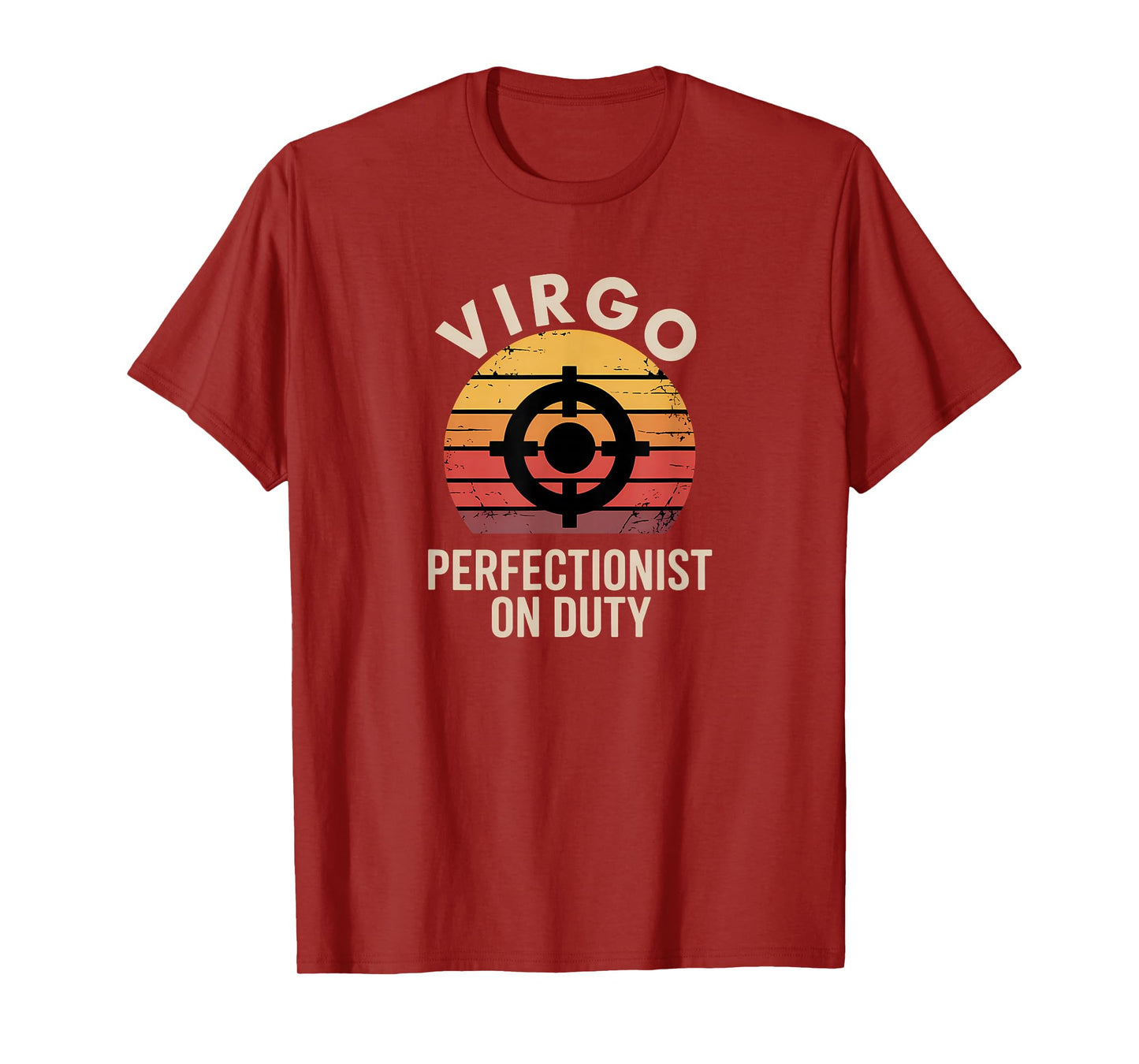 Vintage Virgo Horoscope Clothing - Perfectionist on Duty T-Shirt