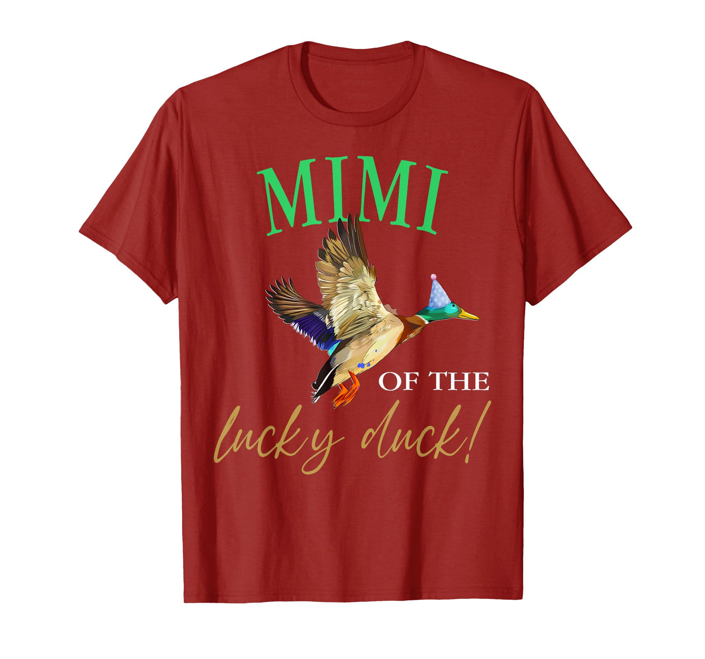 Mimi Of The Birthday Boy One Lucky Duck 1st Birthday party T-Shirt
