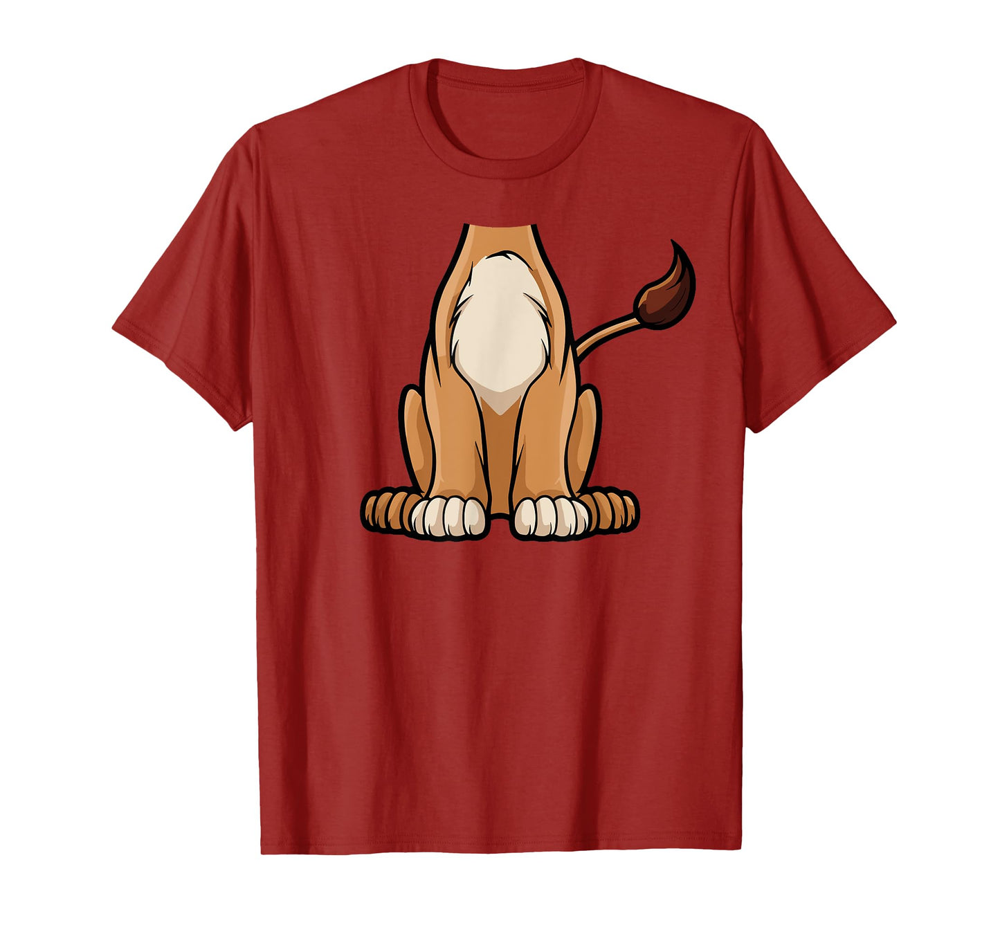 Lion Halloween Tshirt Outfit Funny Simple Kids Costume T-Shirt