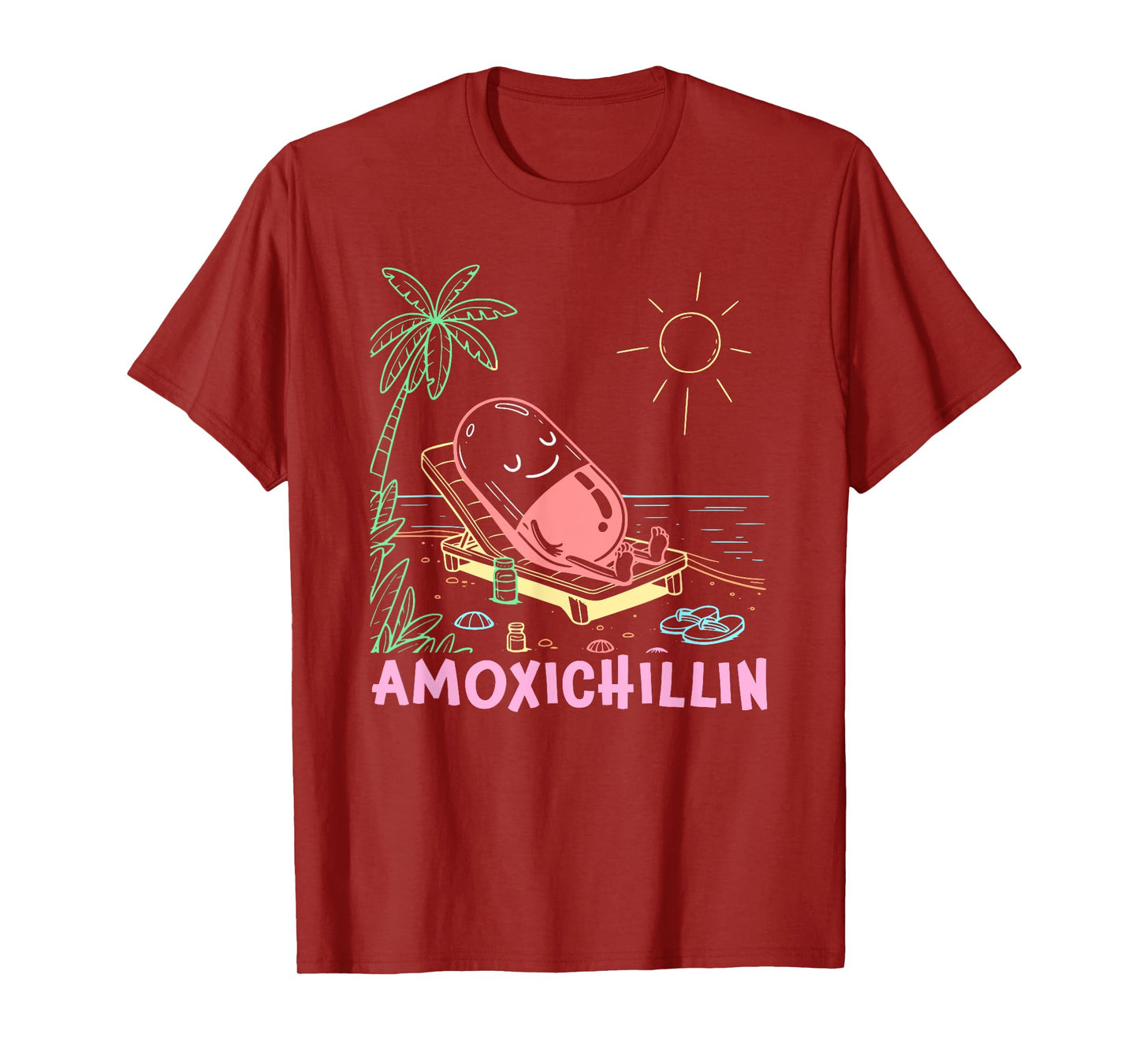 Amoxichillin Funny Summer T-Shirt