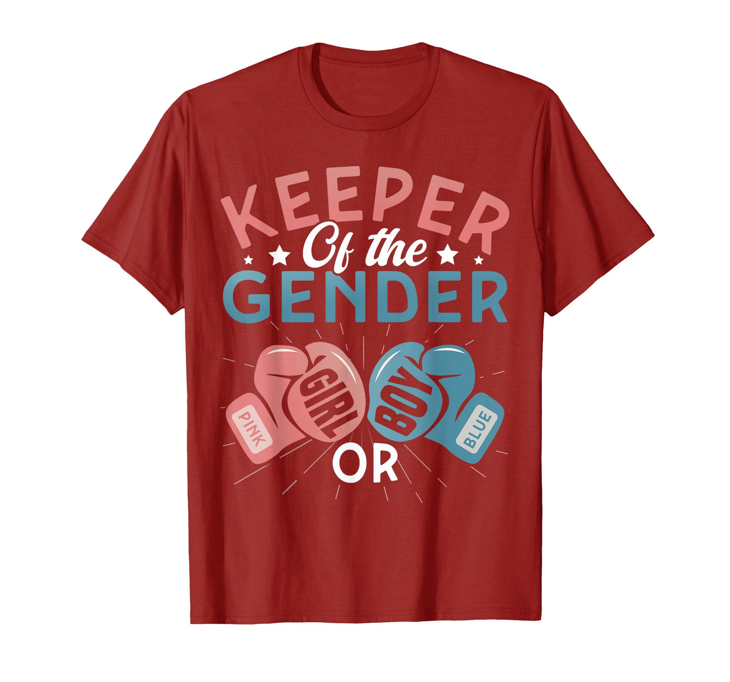 Gender Reveal Party Keeper Of Gender Boxing T-Shirt