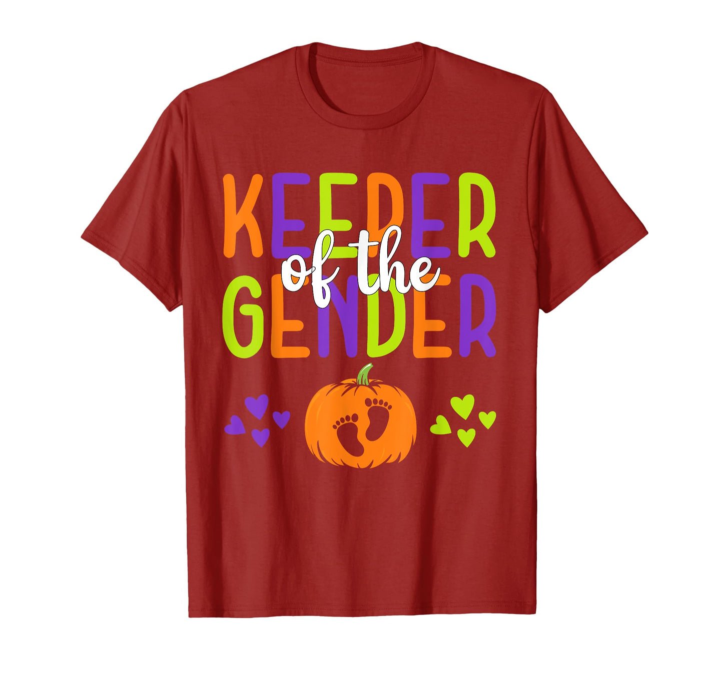 Keeper Of The Gender Reveal Halloween Pregnancy Announcement T-Shirt