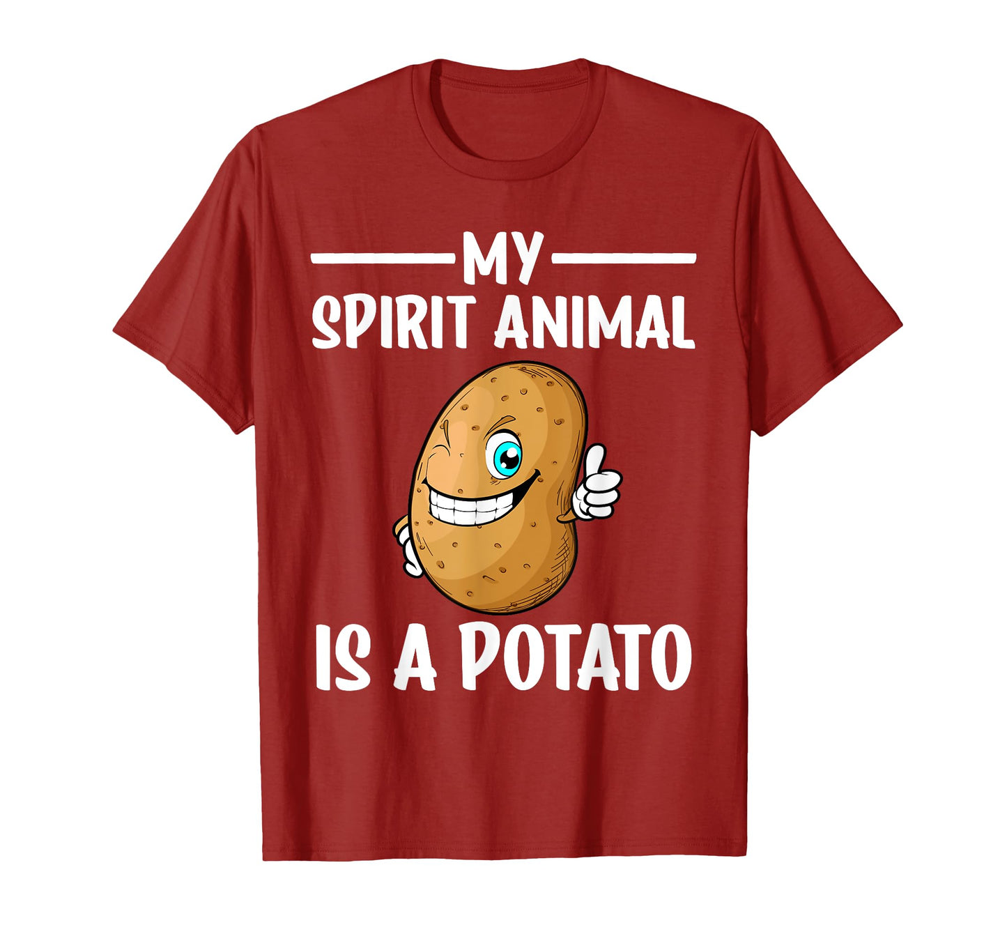 Funny Potato Design For Men Women Kids Potatoes Lover T-Shirt