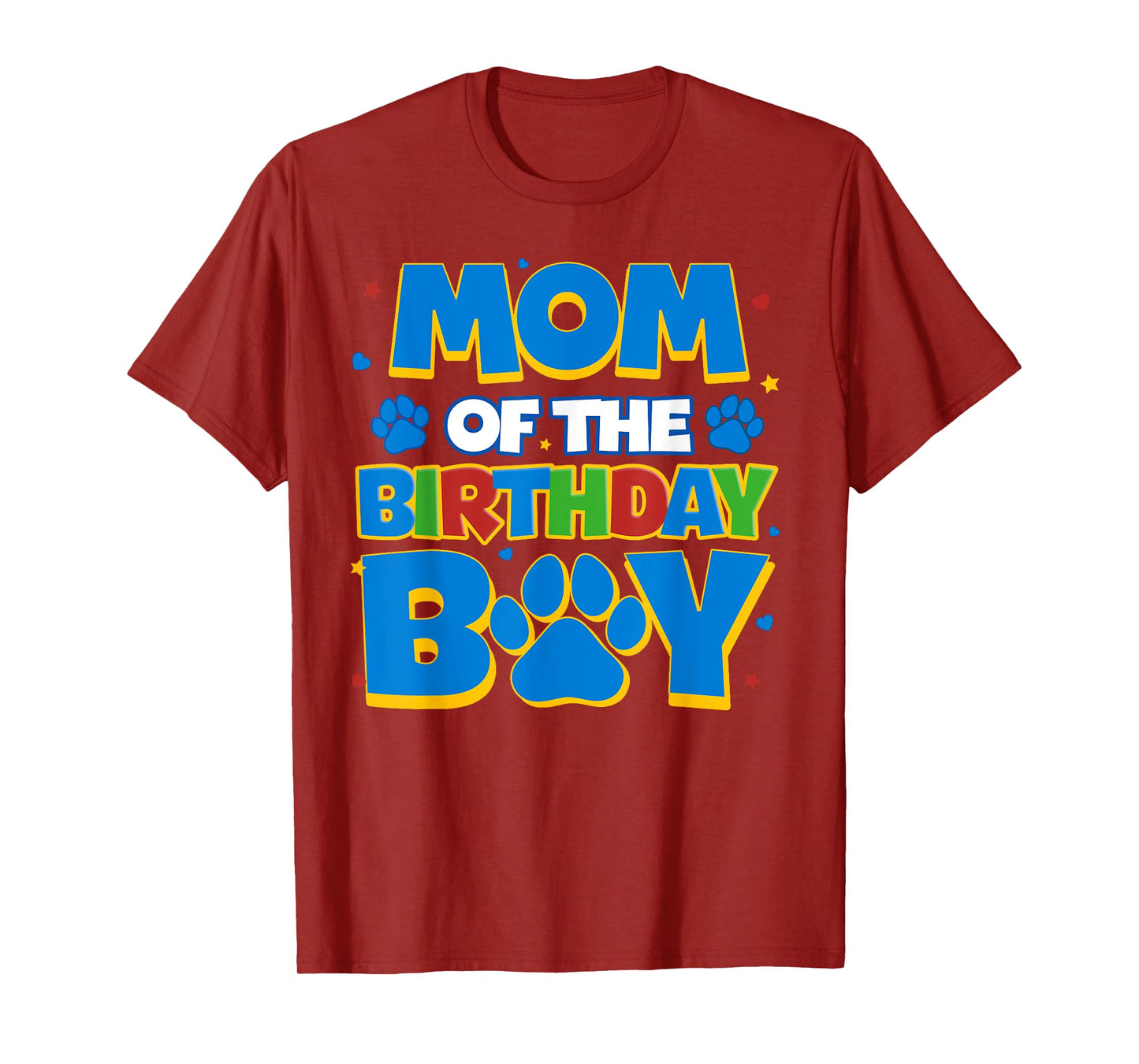 Funny Family Matching Party Shirt Mom Of The Birthday Boy T-Shirt