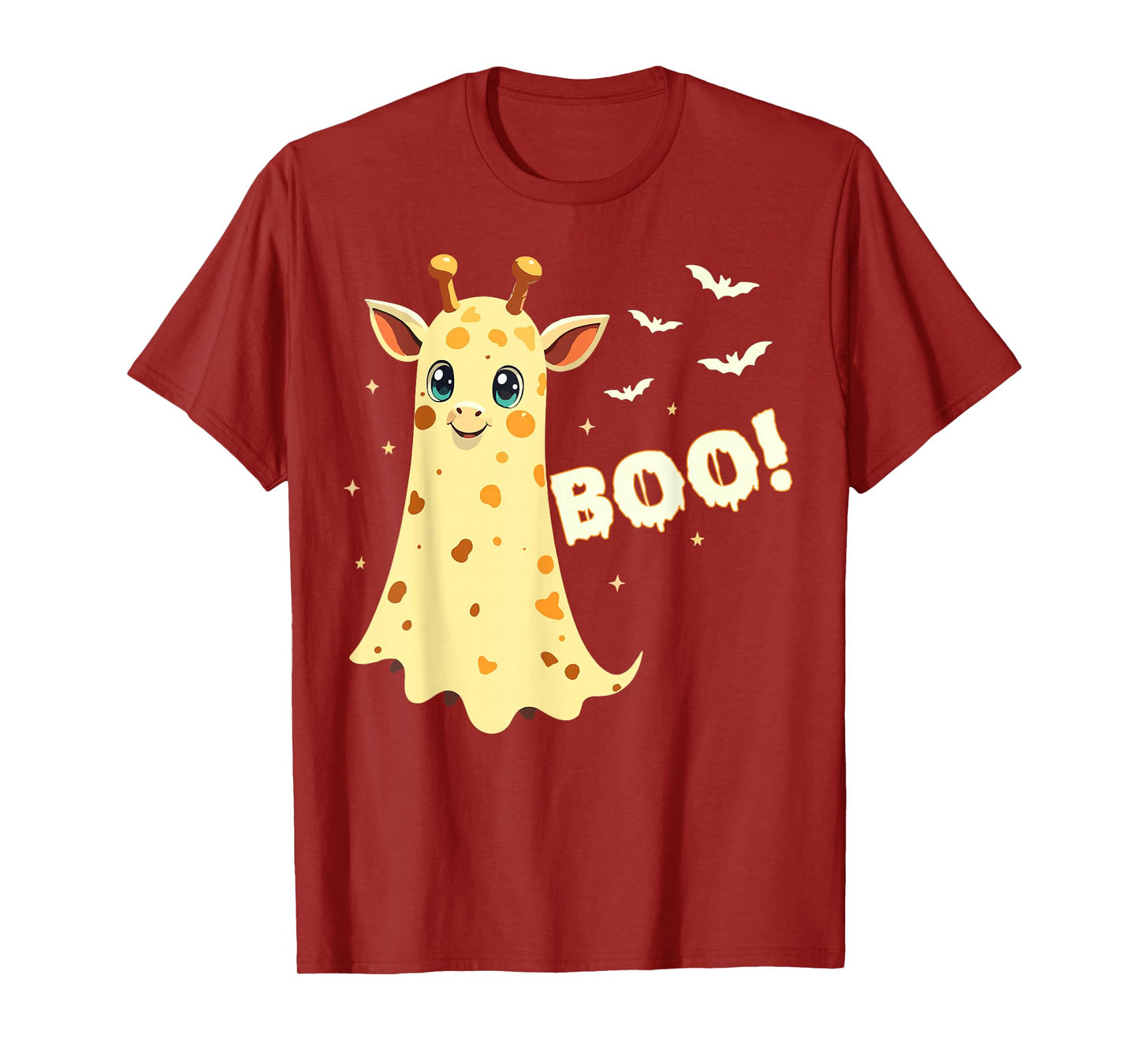 Boo Giraffe Halloween Costume Men Women Kids T-Shirt