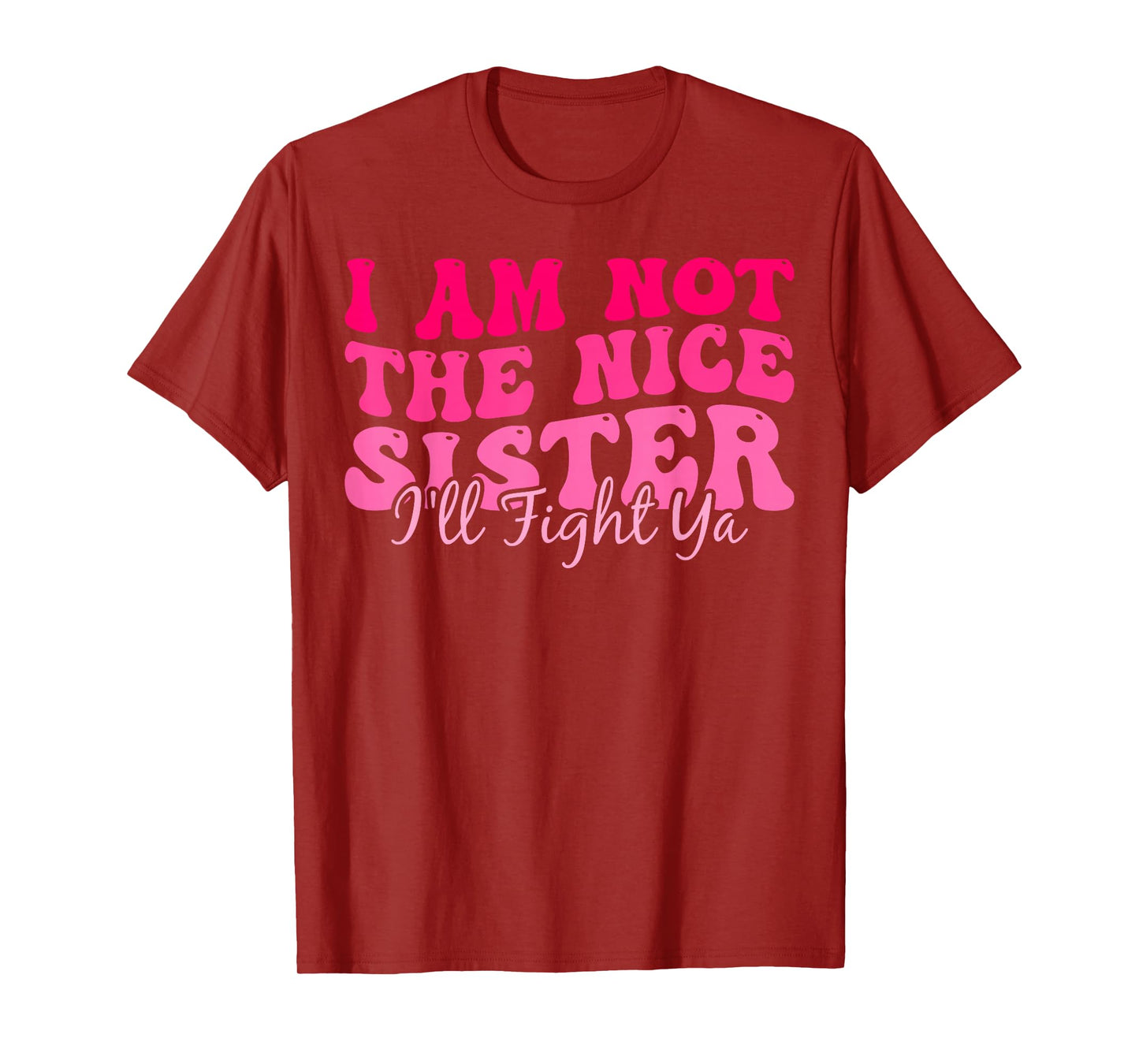 I Am Not The Nice Sister I'll Fight Ya T-Shirt