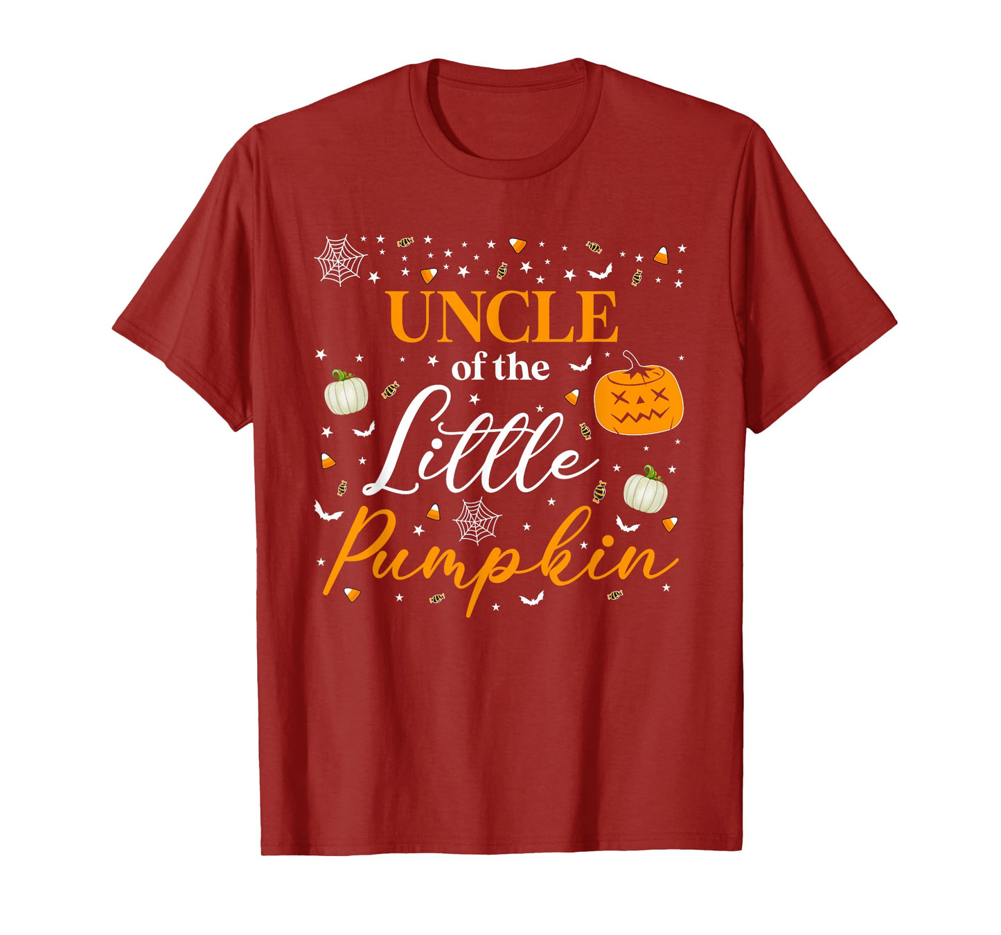Uncle Of The Little Pumpkin Family Matching Halloween T-Shirt