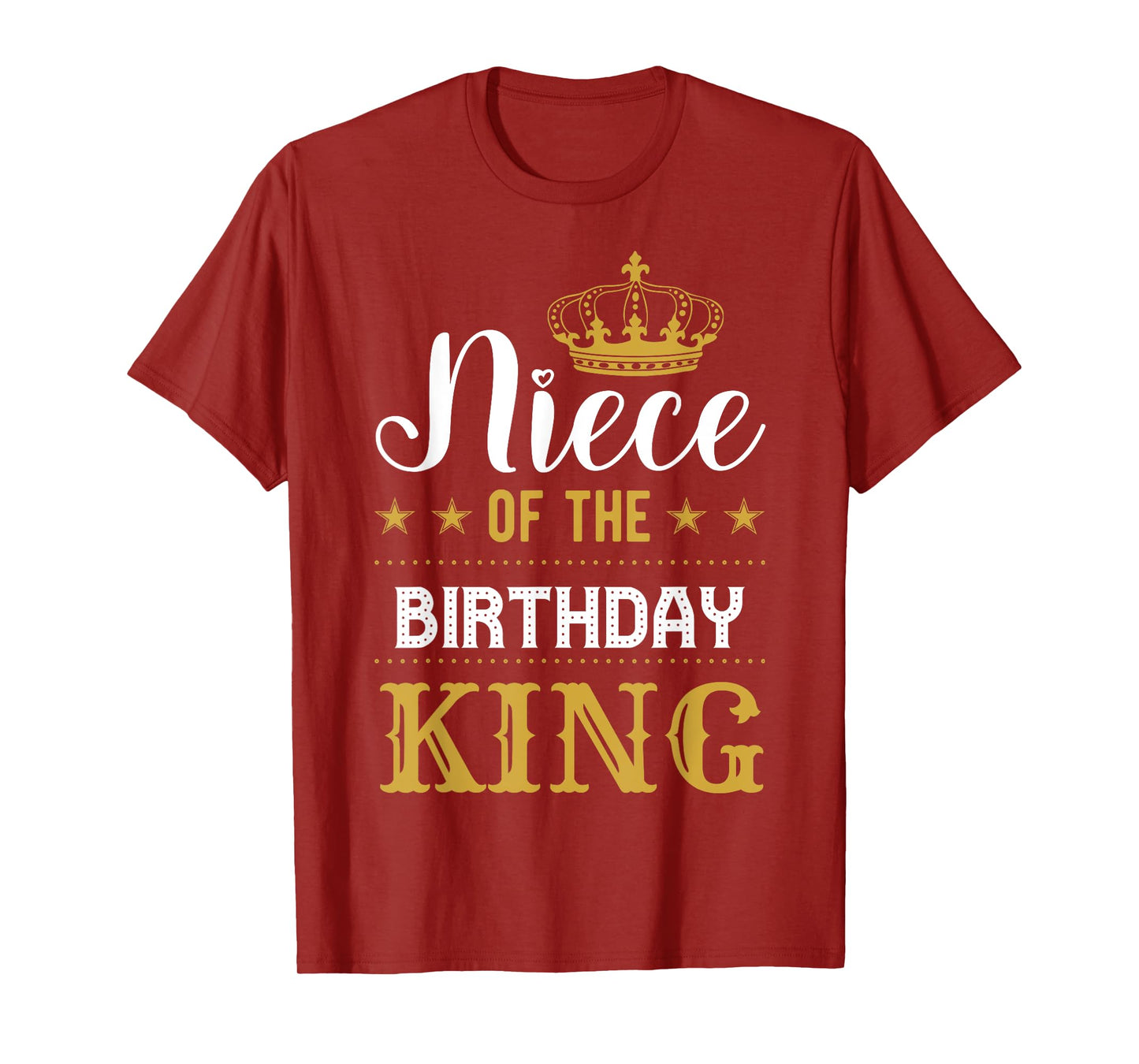 Niece of the Birthday King Party Family Celebration T-Shirt