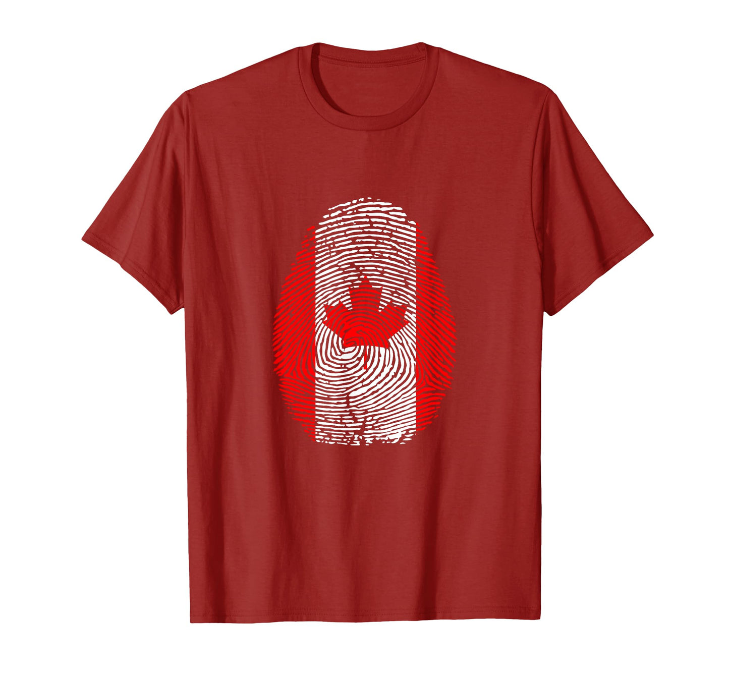 Funny it's in my DNA Canada flag Fingerprint T-Shirt