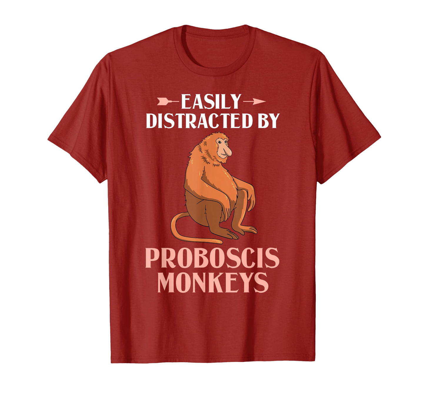 Proboscis Monkey Funny Long Nosed Monkeys T-Shirt