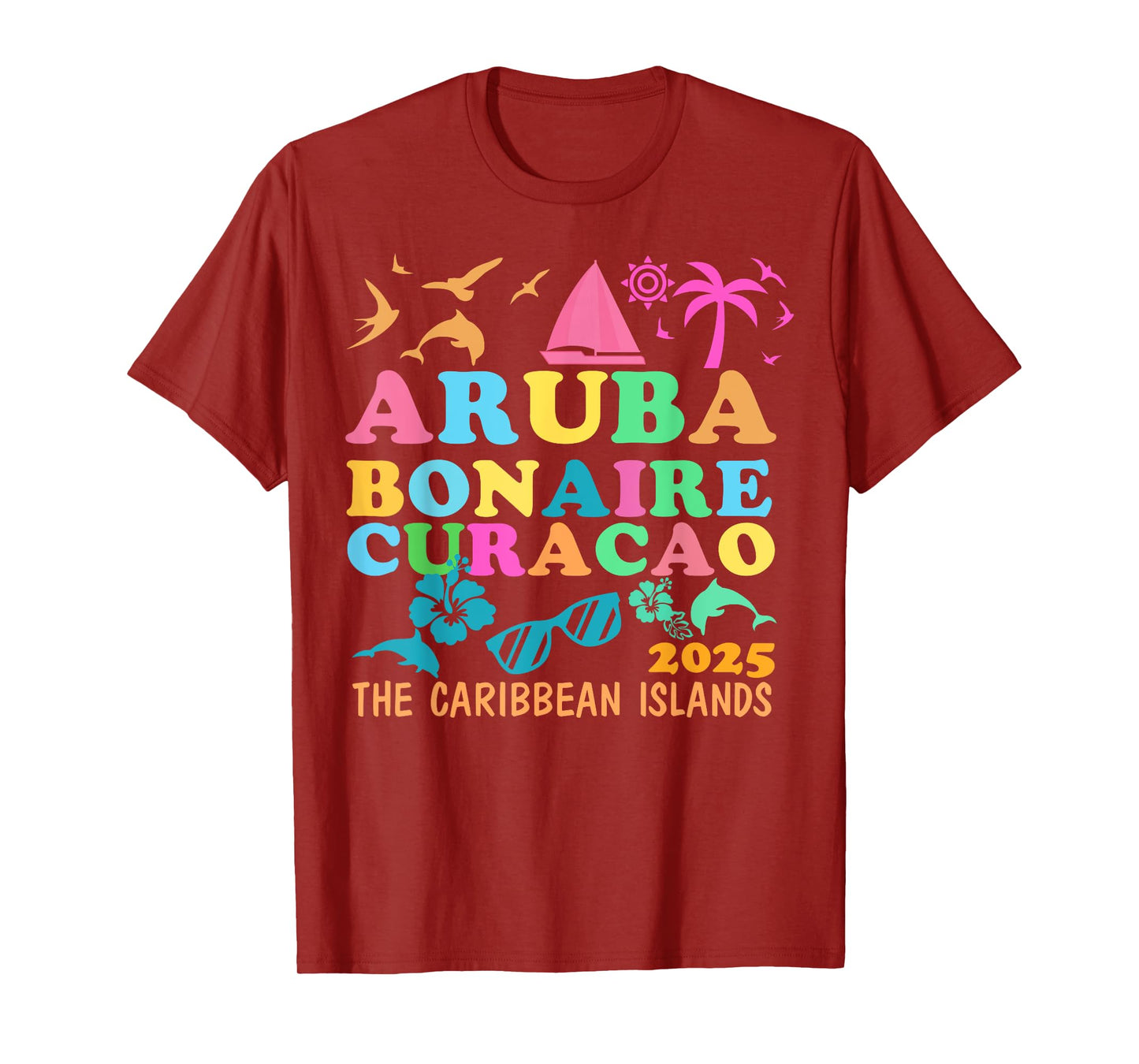 Aruba Bonaire Curacao 2025 Island Carribbean Traveling Trip T-Shirt