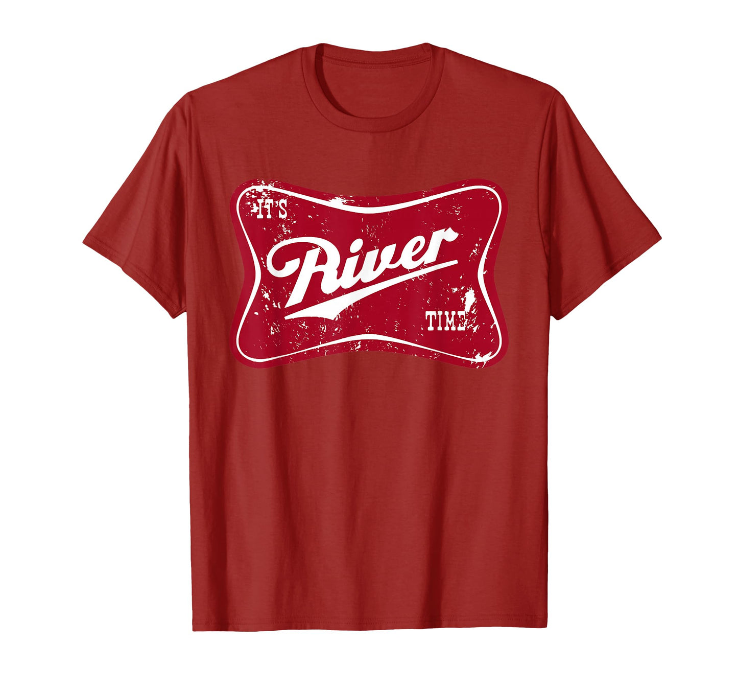 It's River Time, Boating And Fishing, Camping Adventure T-Shirt