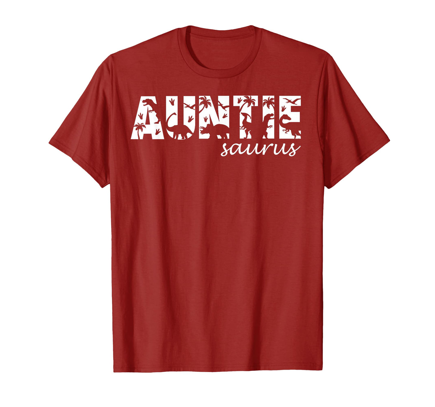 Auntiesaurus T Rex Dinosaur Auntie Saurus Family Matching T-Shirt