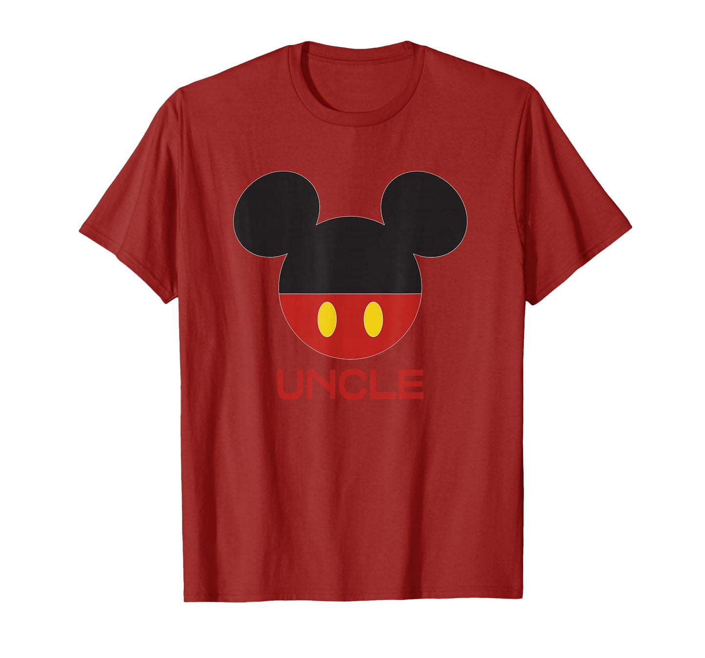 Disney Mickey Mouse Icon Shorts Uncle Birthday Father’s Day T-Shirt