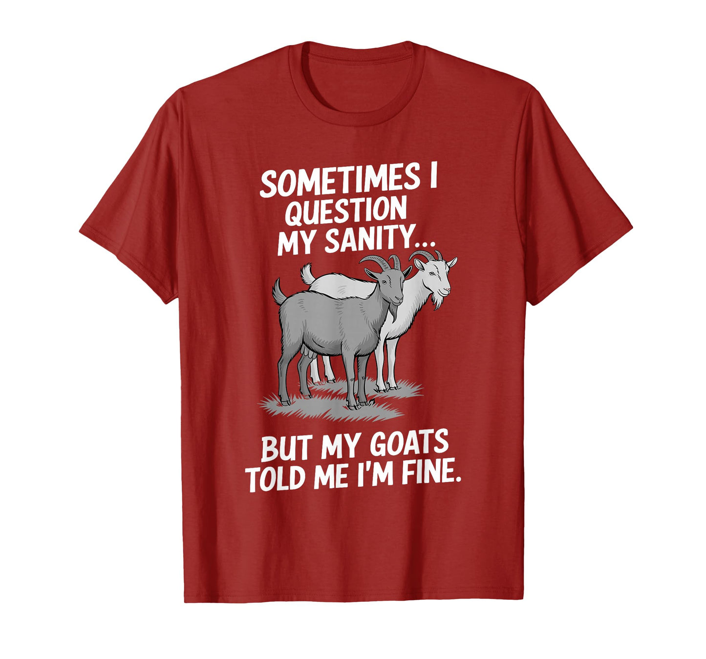 Goat Lover Art for Men Women Kids Farm Animal Goat Farming T-Shirt