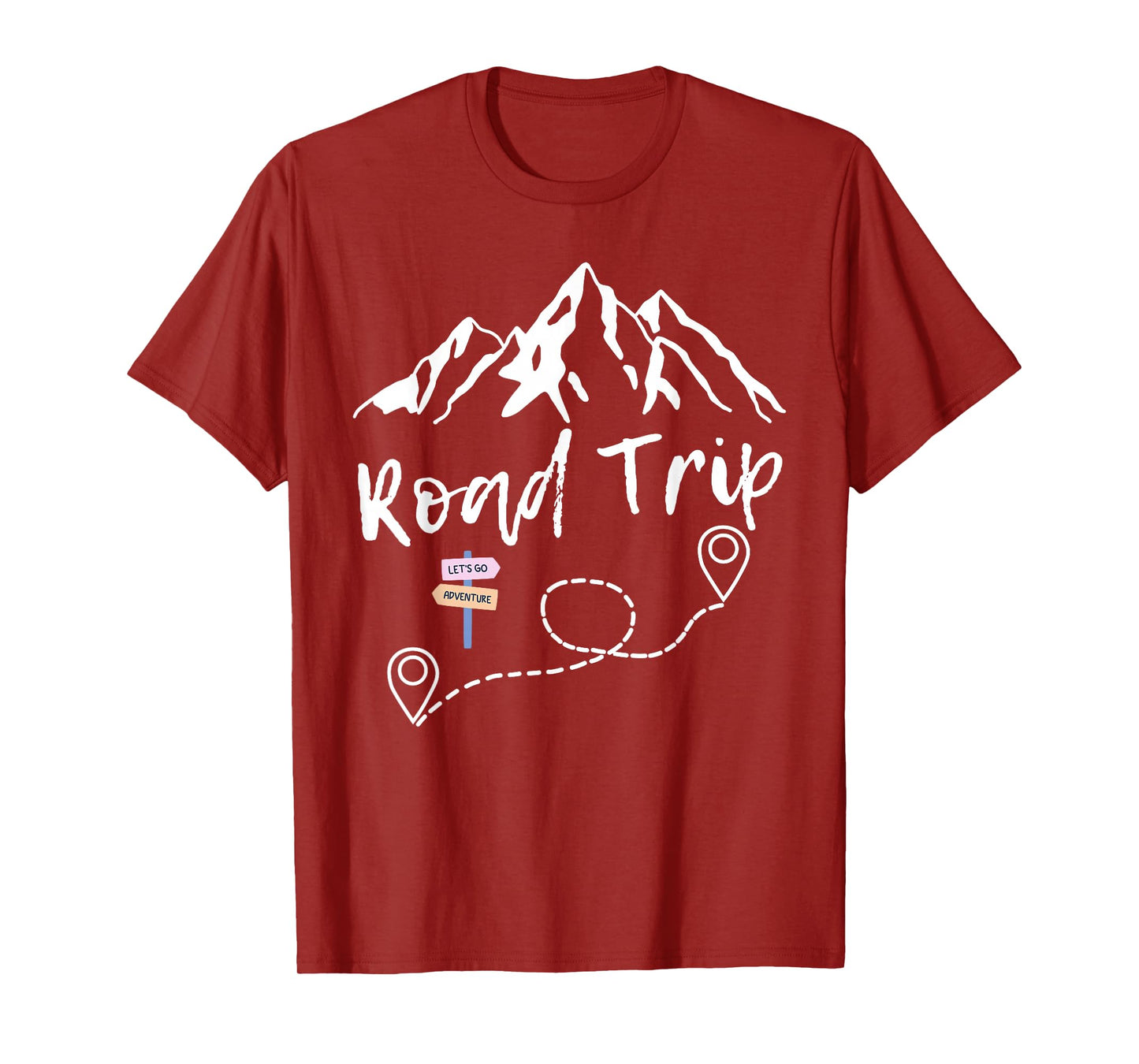 Road Trip 2025 Family Vacation Matching Group Squad Camping T-Shirt