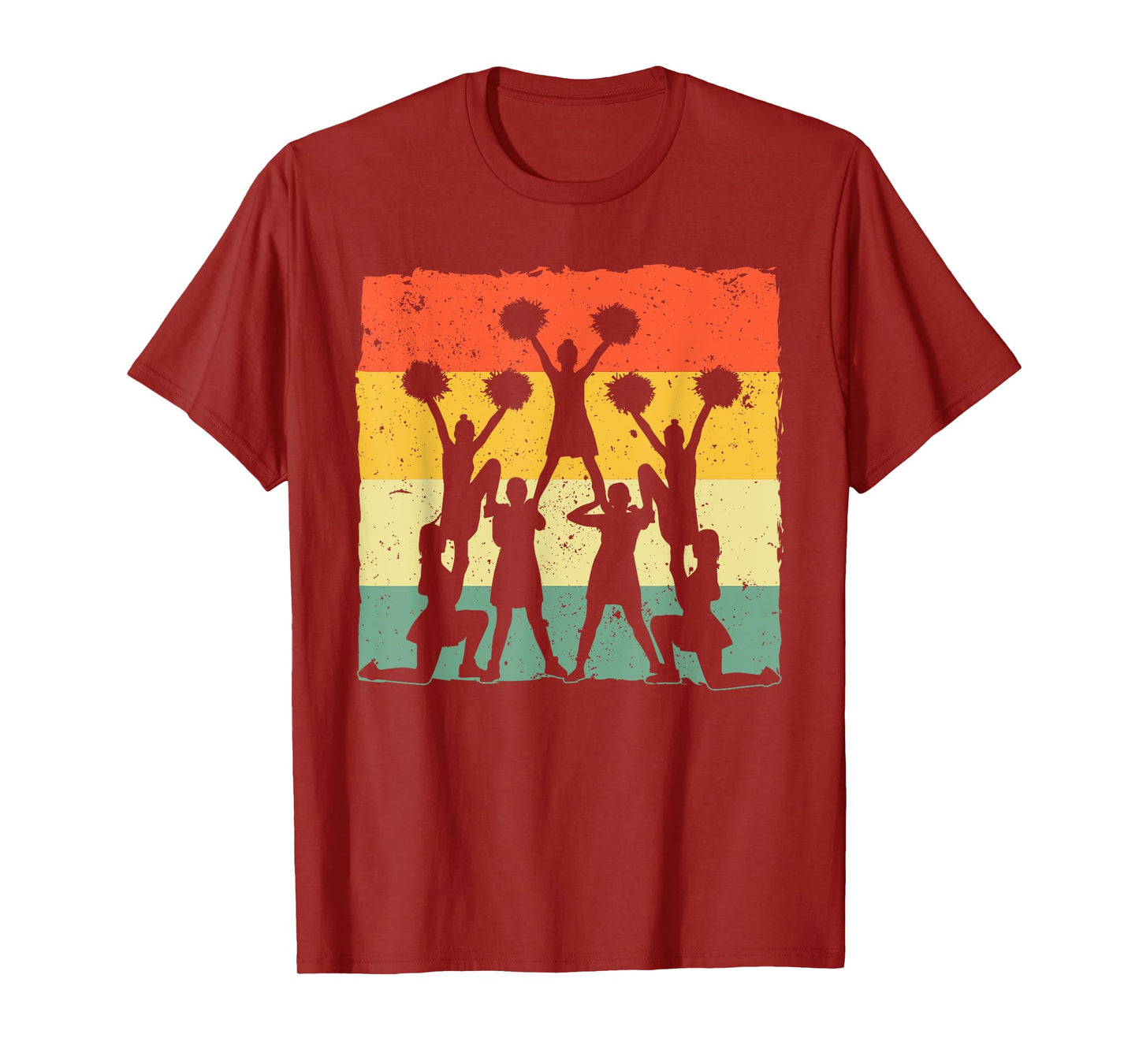 Cool Cheerleader Art Men Women Cheerleading Cheer Squad Team T-Shirt