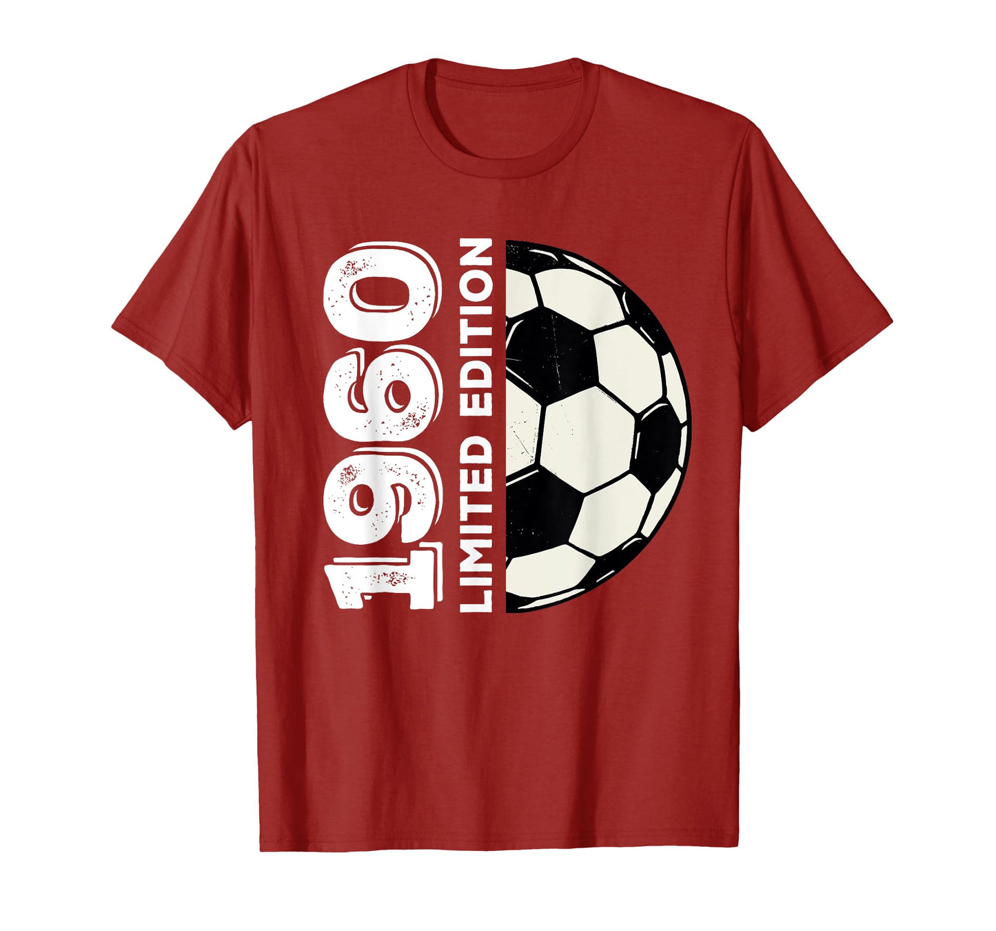 1960 Limited Edition 65th Birthday Soccer Lovers Vintage T-Shirt