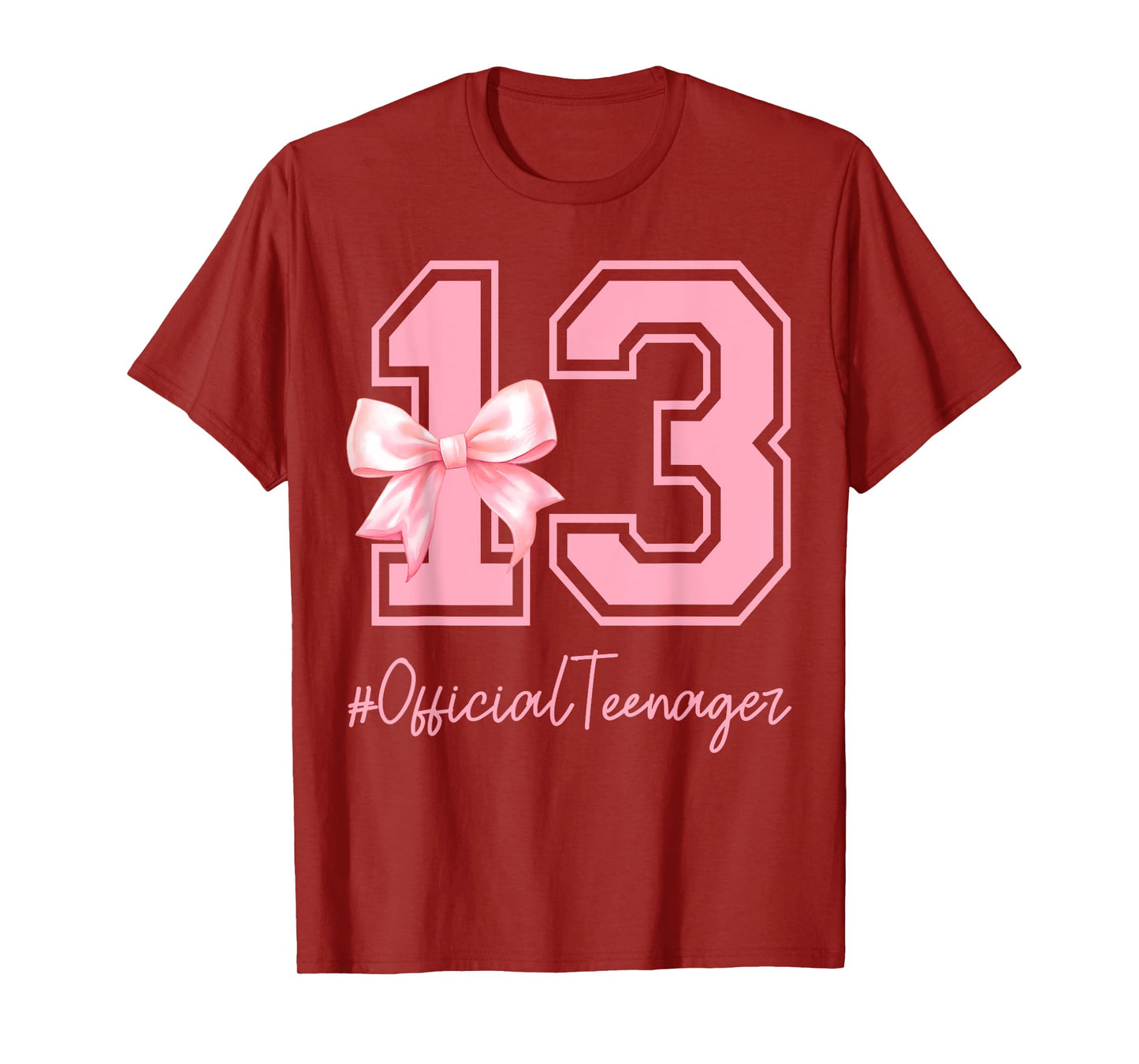 Coquette 13th Birthday Girl Official Teenager 13 Year Old T-Shirt