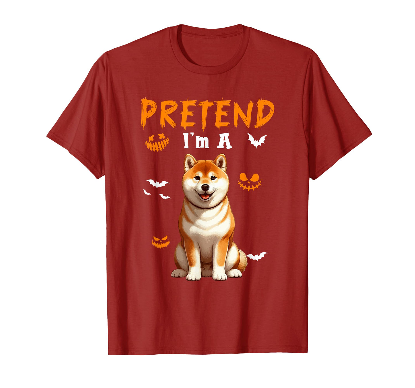 Pretend I'm A Shiba Inu Halloween Costume Owner Kids Family T-Shirt