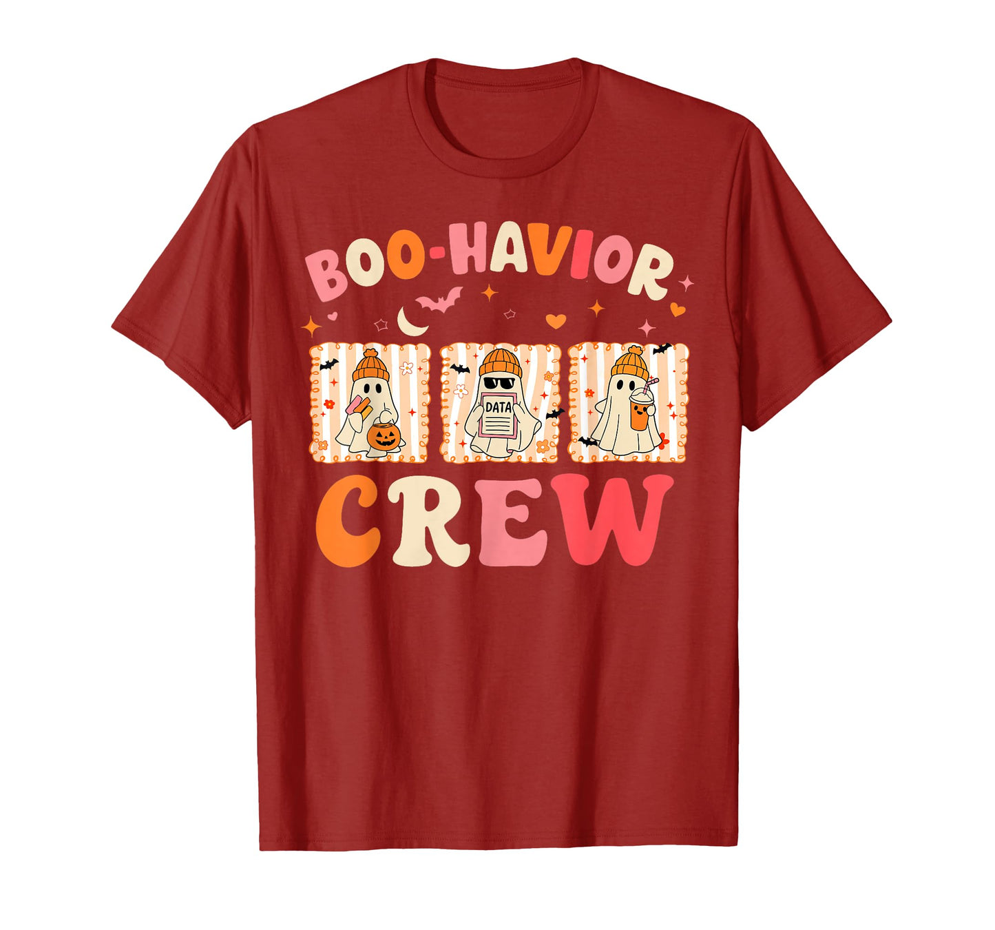 Boo Havior Crew Behavior Analyst Halloween ABA RBT T-Shirt